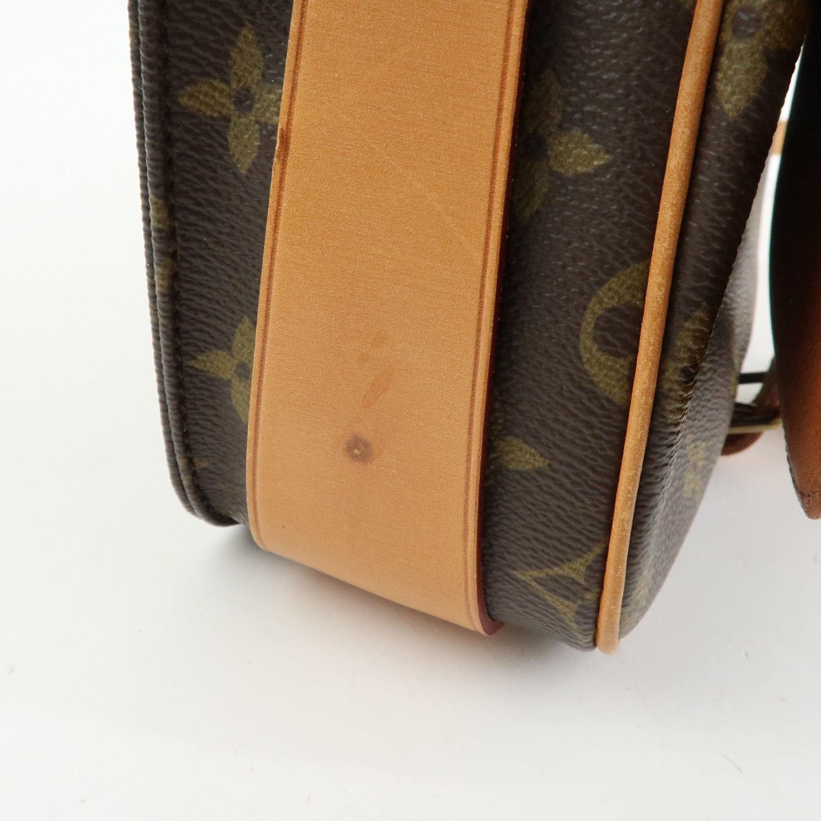 Louis Vuitton Monogram Cartouchiere MM Shoulder Bag Brown M51253