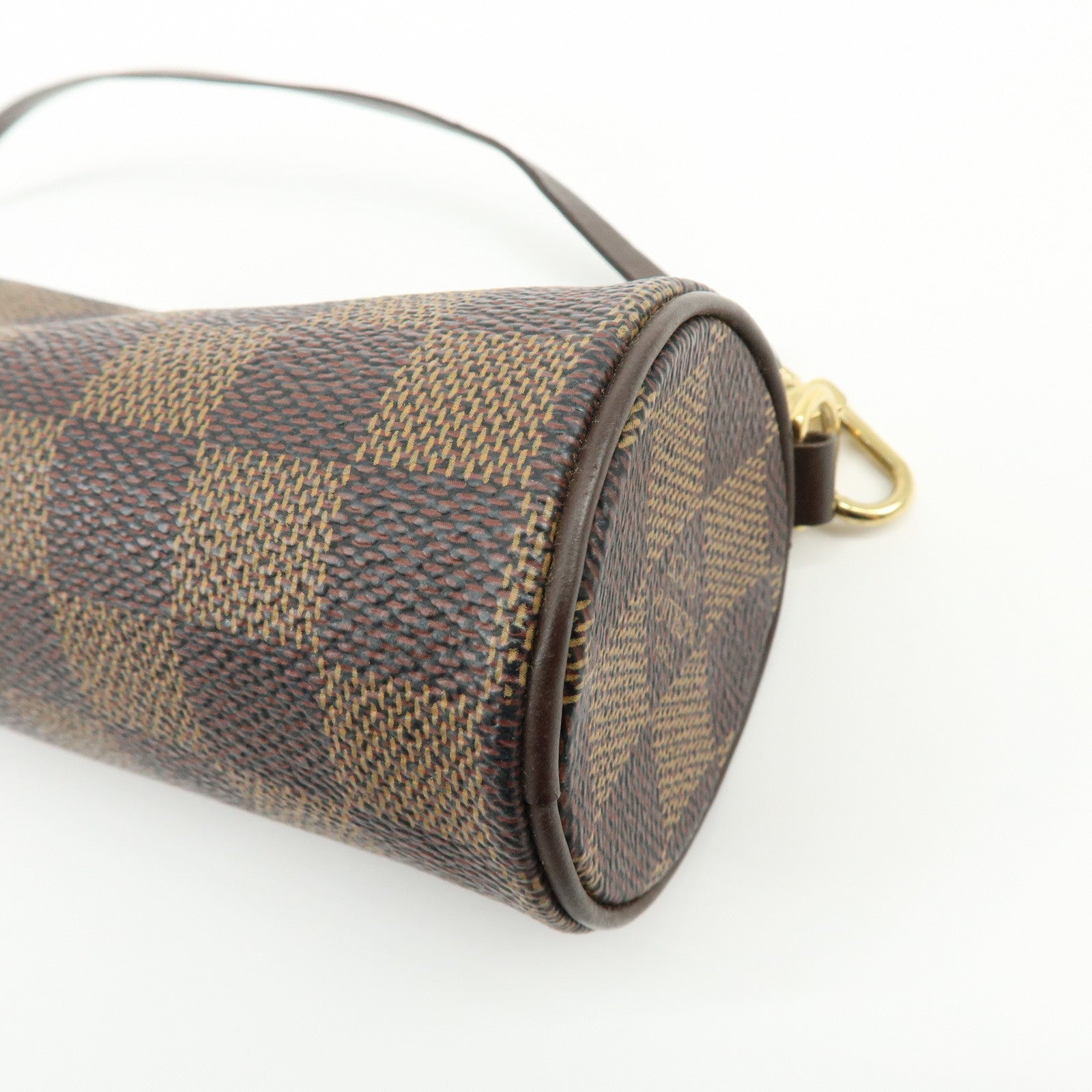Louis Vuitton Damier Ebene Mini Pouch for Papillon Bag Brown