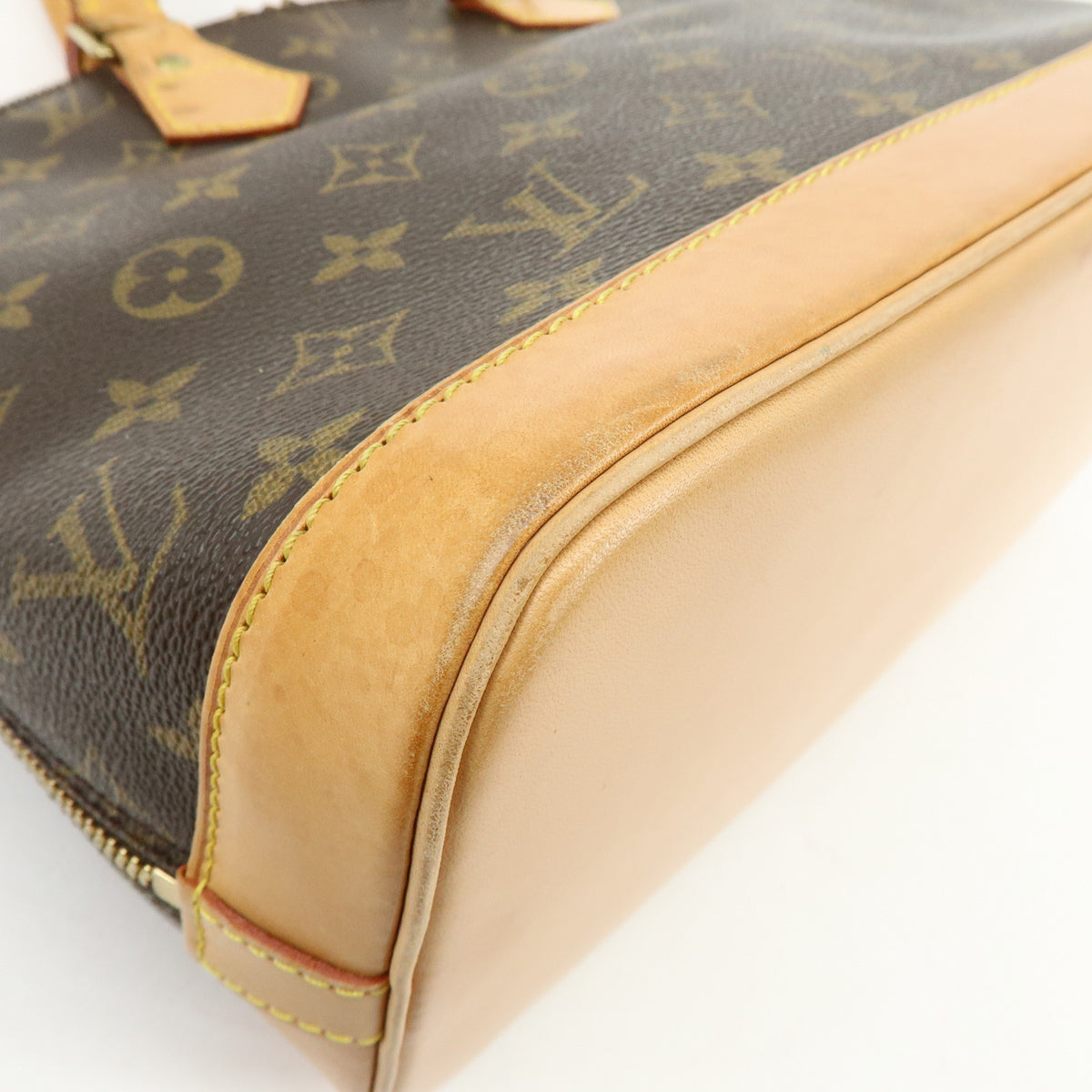 Louis Vuitton Monogram Alma PM Hand Bag Brown M51130