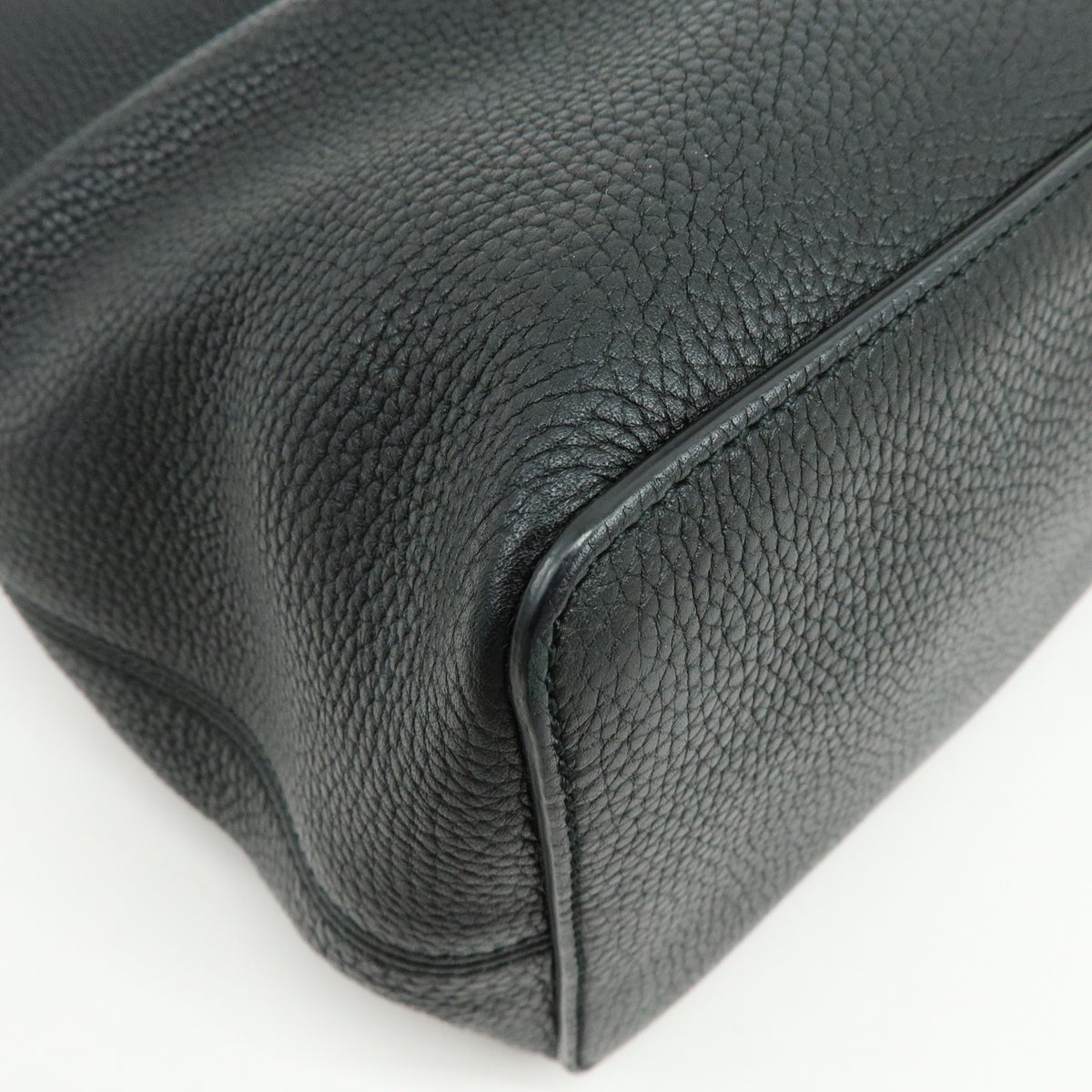 GUCCI SOHO Interlocking G Leather 2Way Hand Shoulder Bag Black 536194