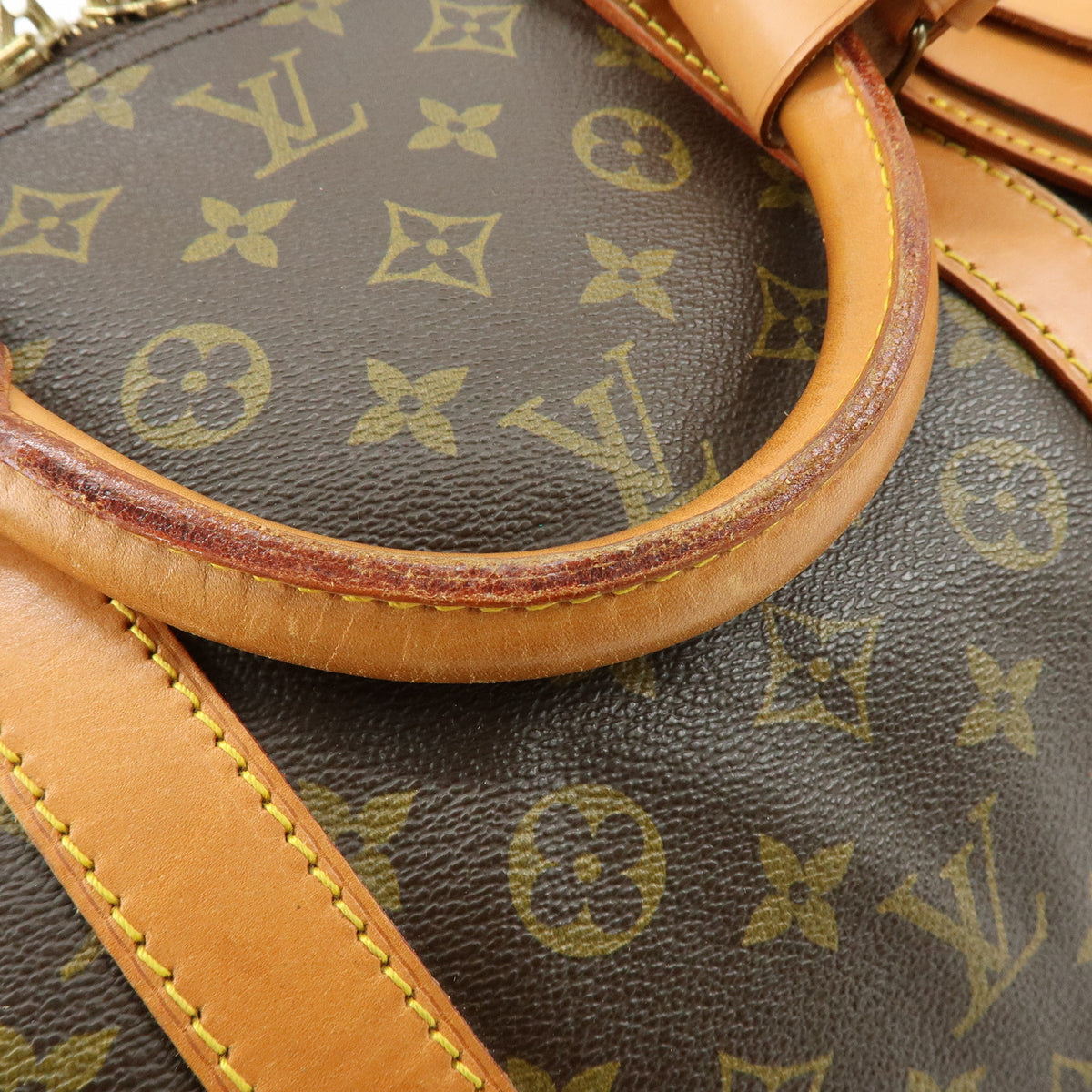 Louis Vuitton Monogram Keep All 60 Boston Bag Brown M41422