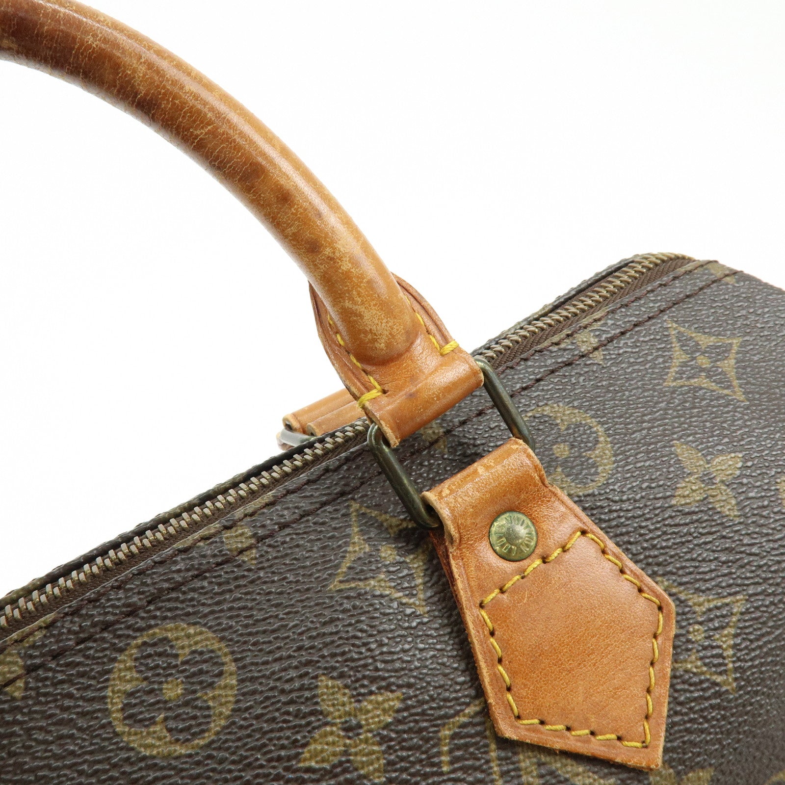 Louis Vuitton Monogram Speedy 30 Boston Bag Hand Bag Brown M41526