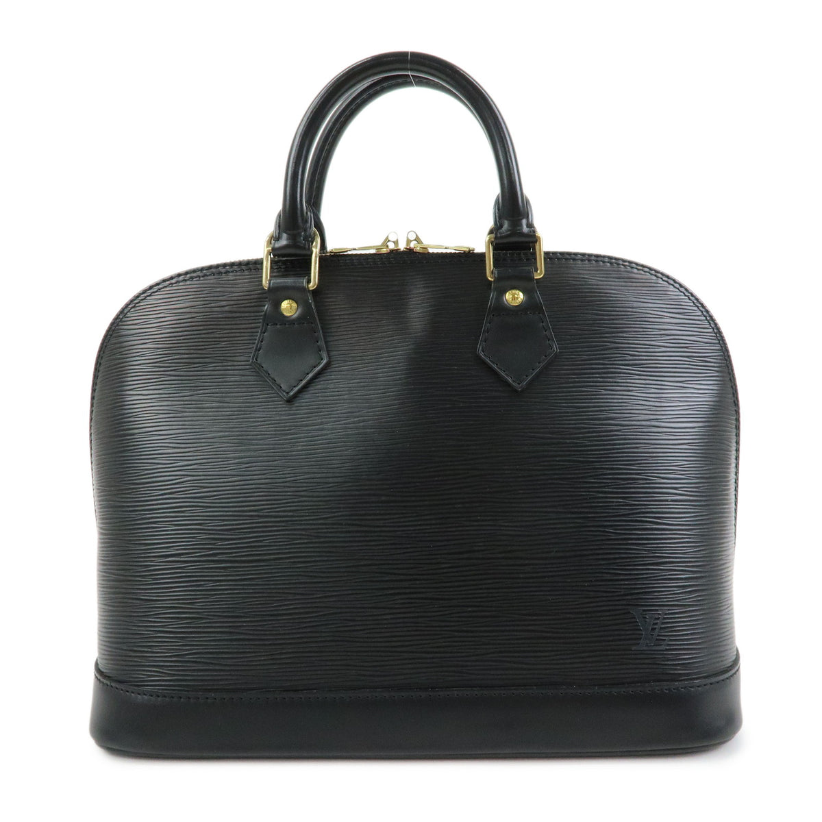 Louis Vuitton Epi Alma PM Hand Bag Noir Black M52142