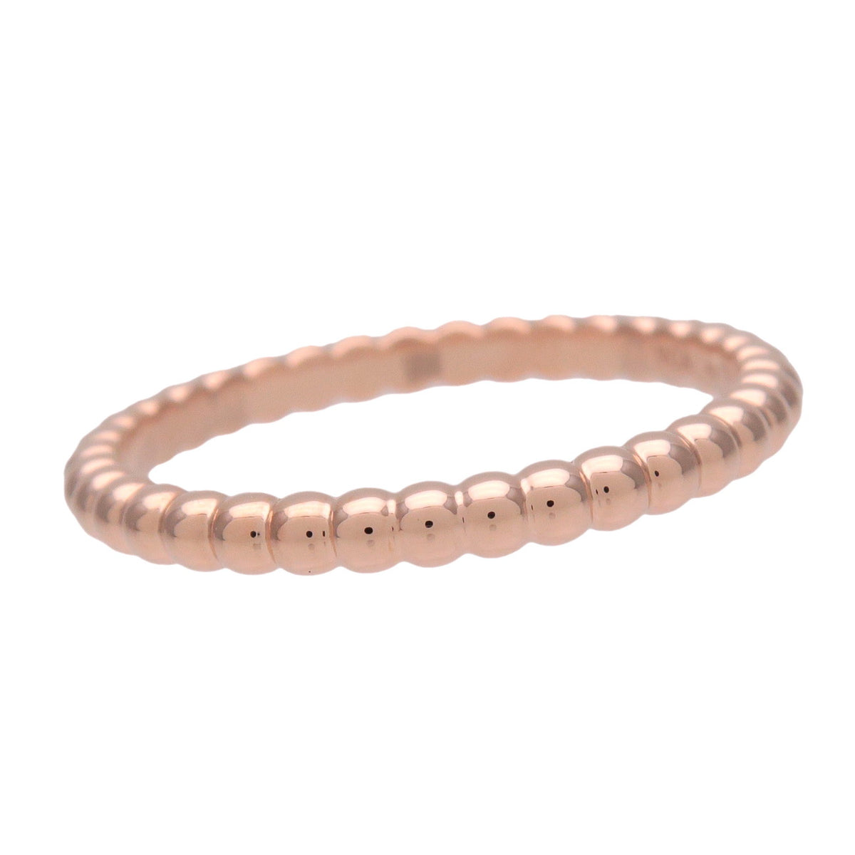 Van Cleef & Arpels Perlee Ring K18 750PG Rose Gold #50 VCARPJMF50
