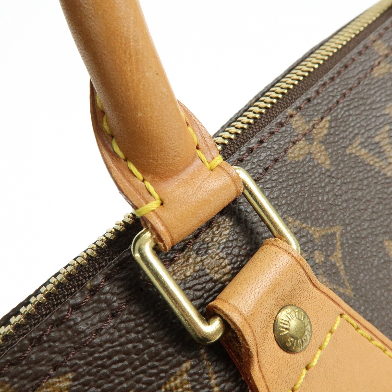 Louis Vuitton Monogram Speedy 40 Hand Bag Boston Bag Brown M41522