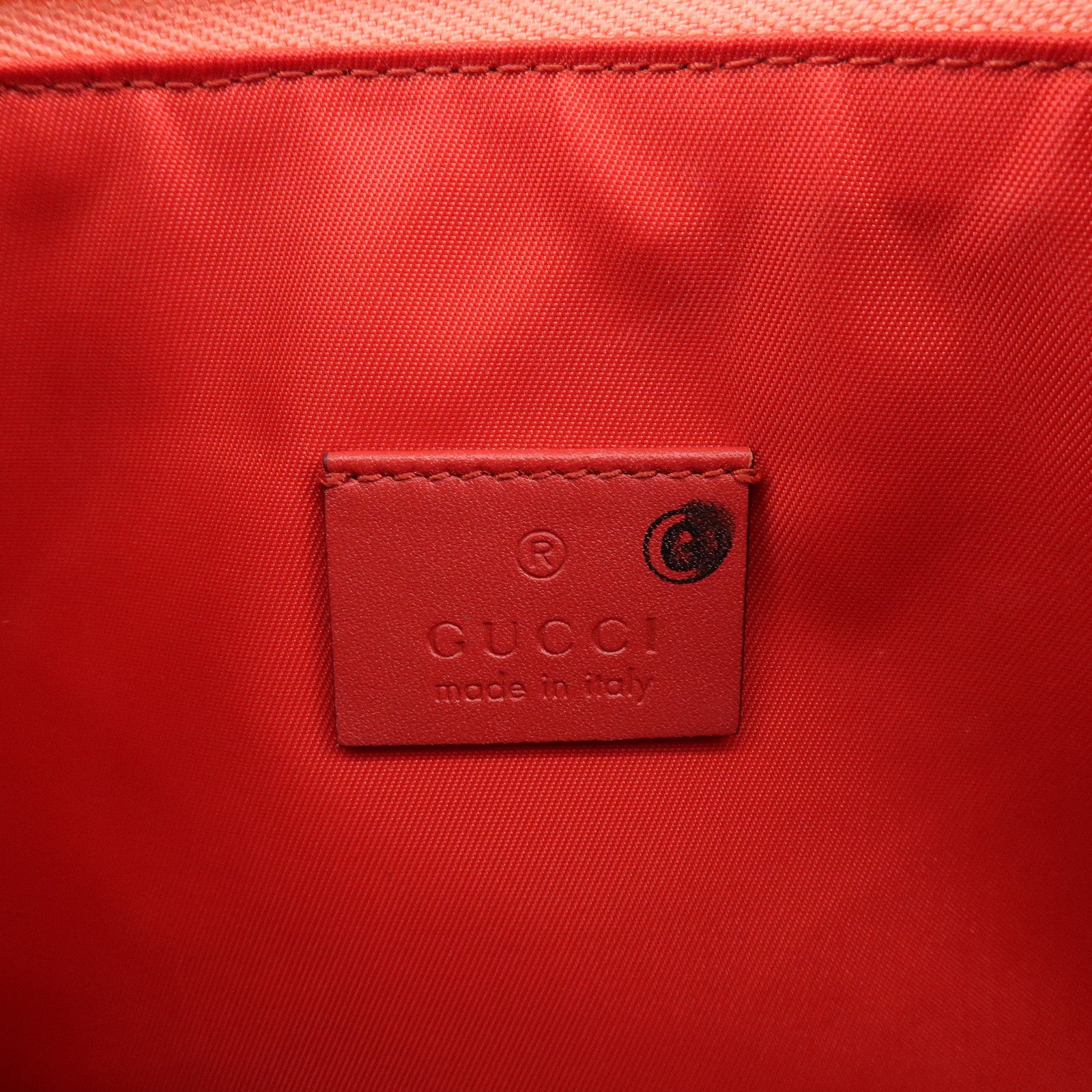 GUCCI Double G GG Supreme Leather Chain Shoulder Bag Ribbon Pink 431396
