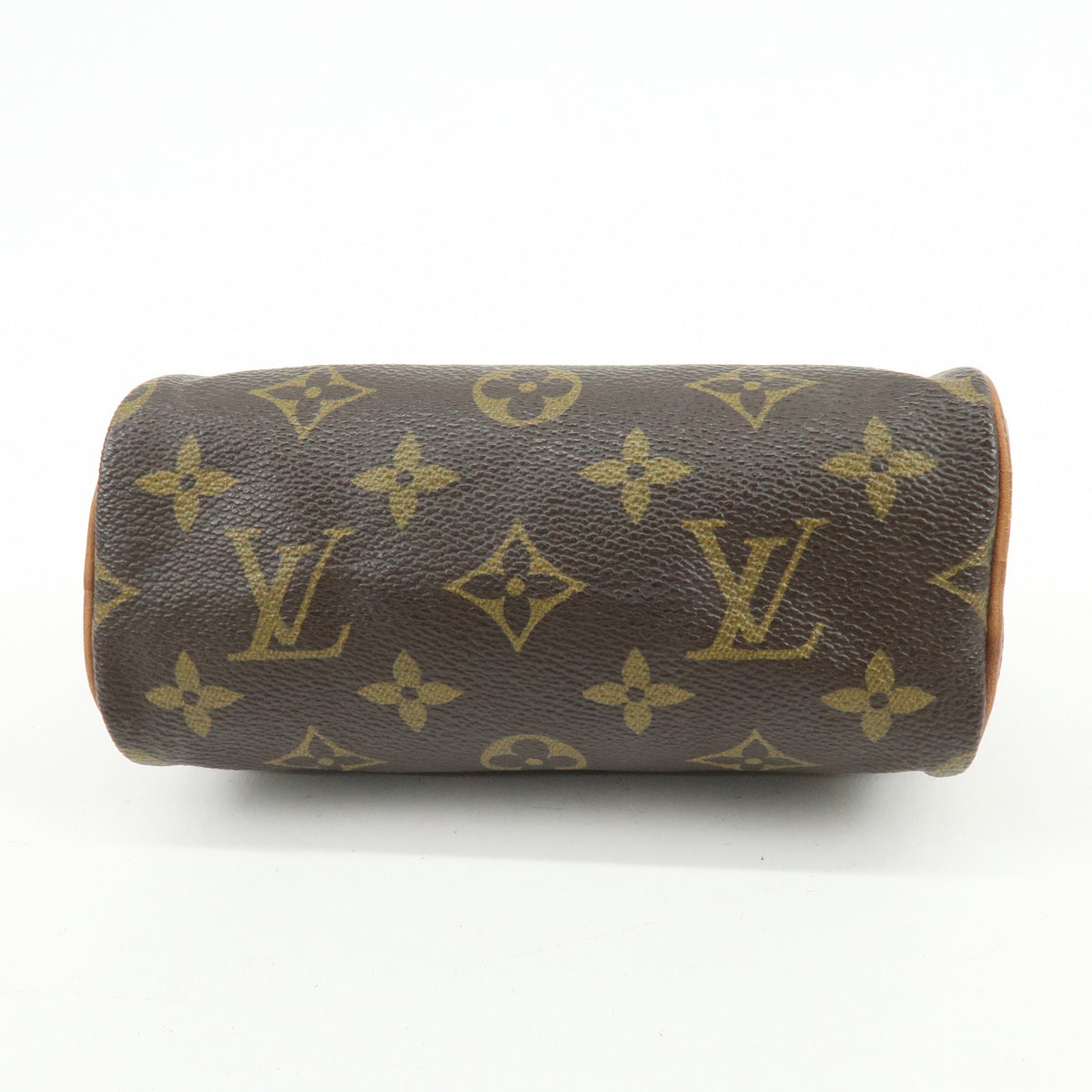 Louis Vuitton Monogram Mini Speedy Hand Bag Brown M41534