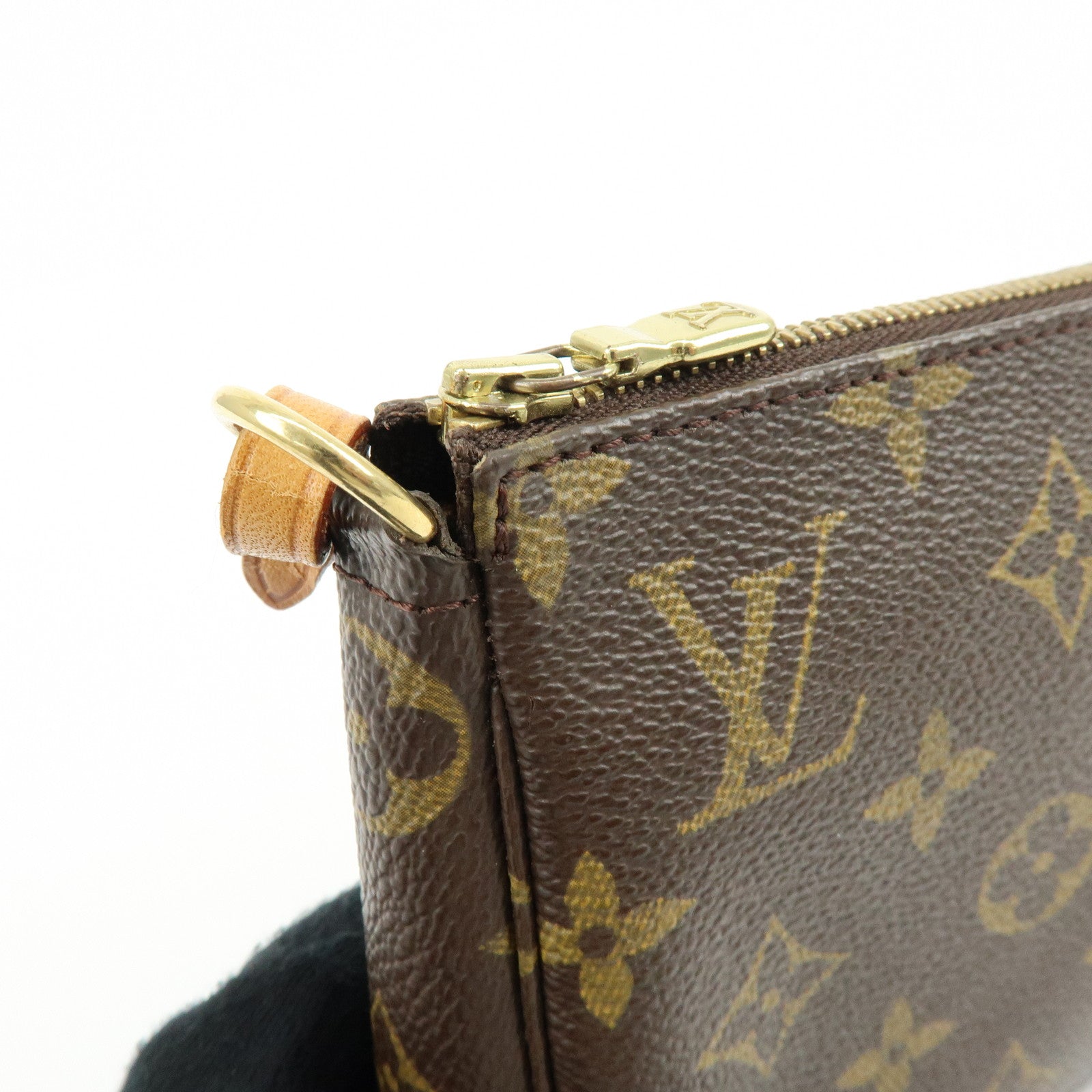 Louis Vuitton Monogram Pochette Accessoires Pouch Hand Bag M51980