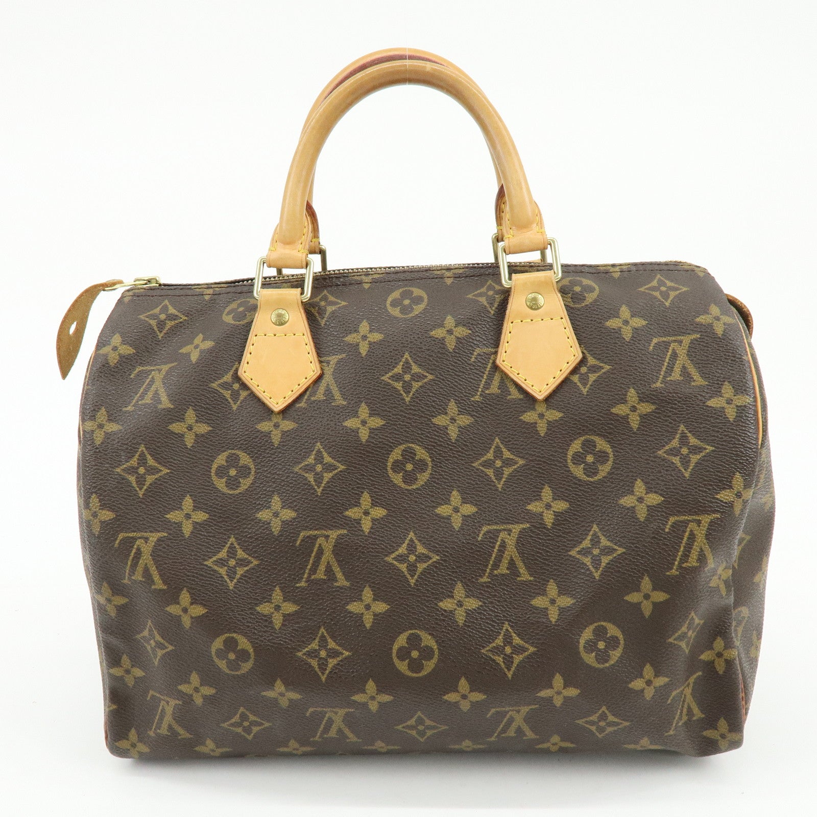 Louis Vuitton Monogram Speedy 30 Boston Bag Hand Bag Brown M41526