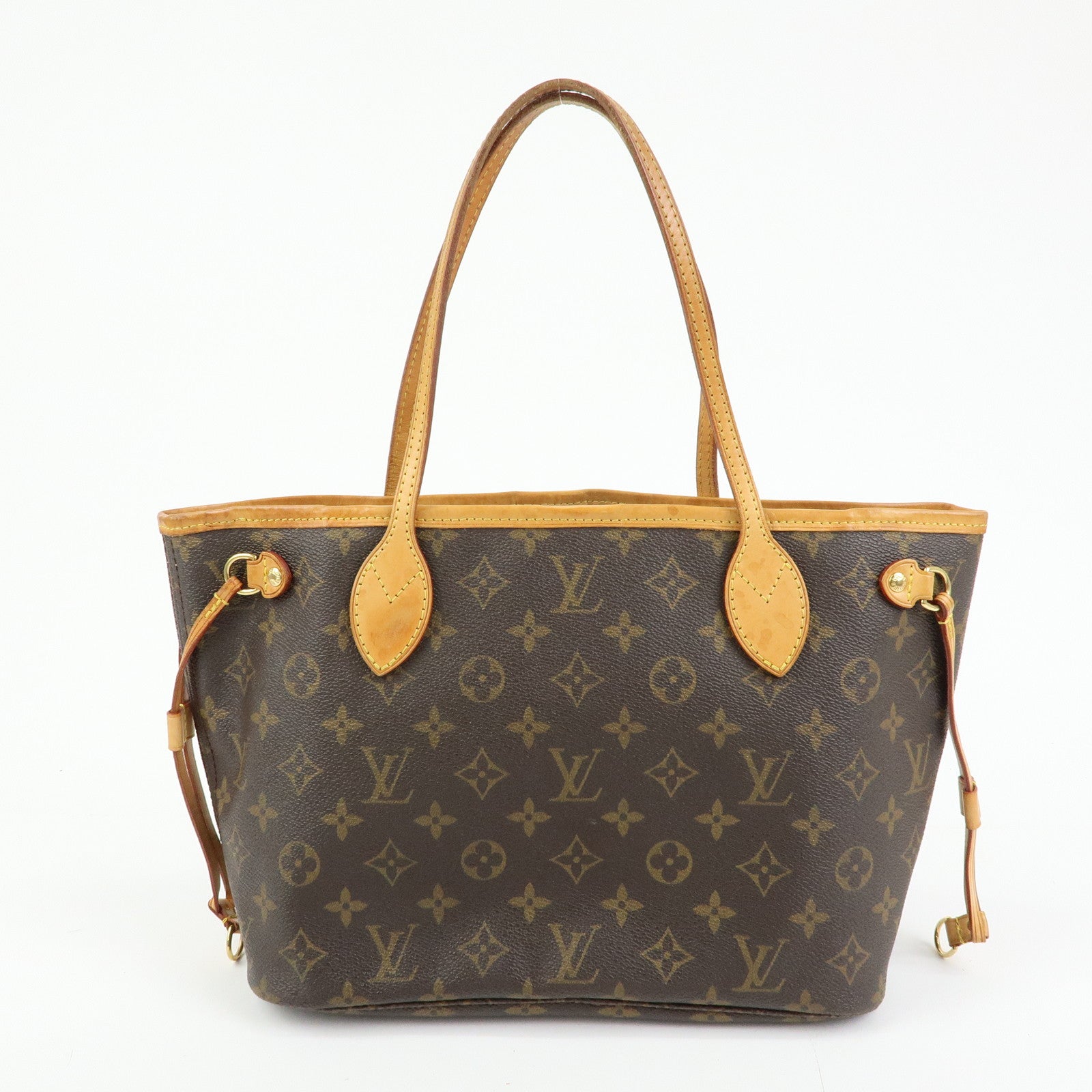 Louis Vuitton Monogram Neverfull PM Tote Bag Hand Bag Brown M40155