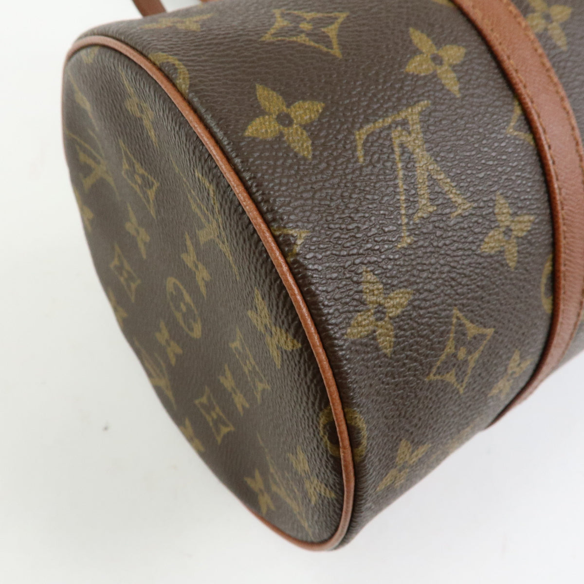 Louis Vuitton Monogram Papillon 30 Hand Bag Brown M51365