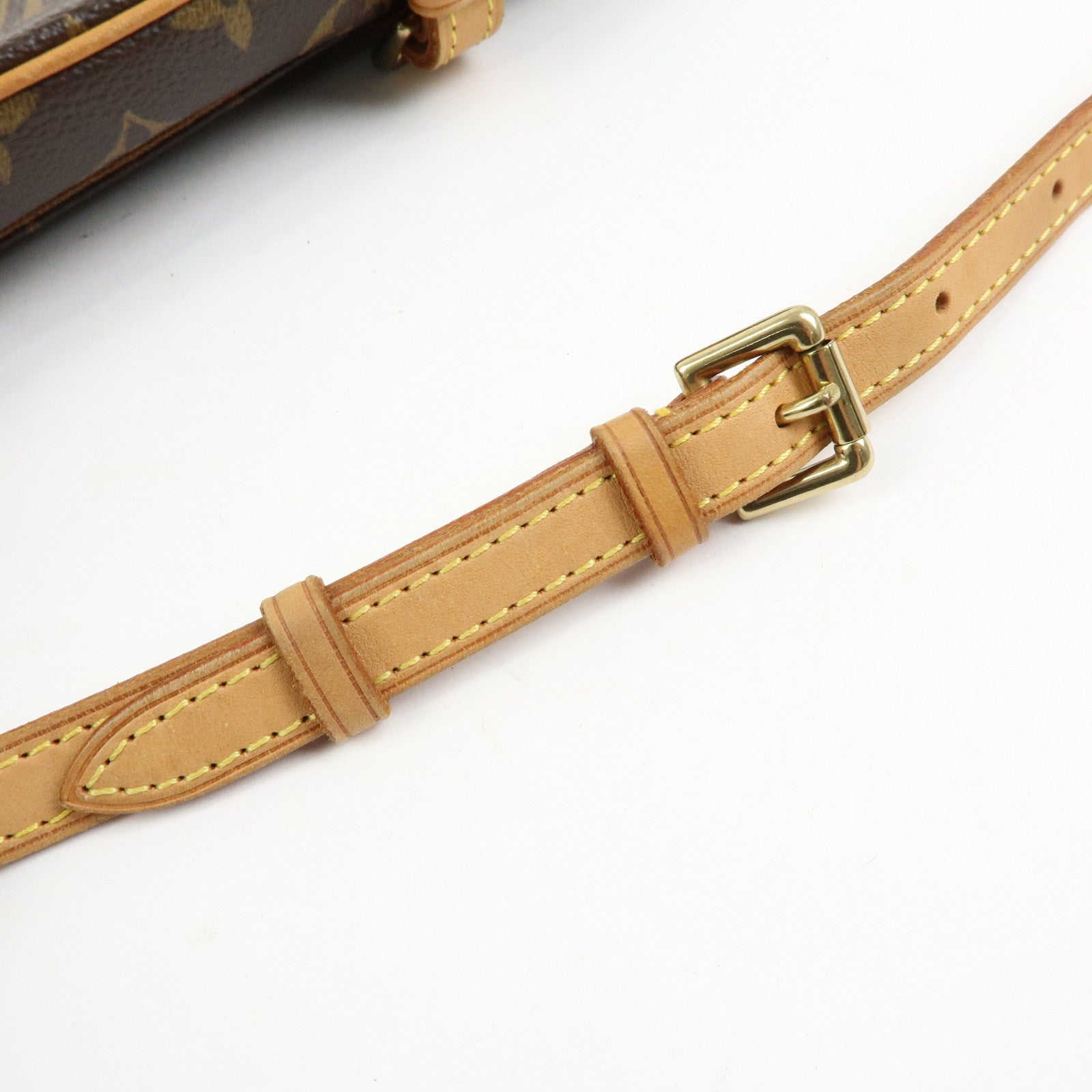 Louis Vuitton Monogram Pochette Marelle Waist Body Bag Brown M51159