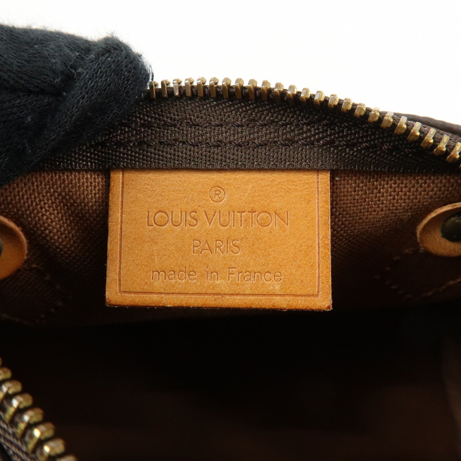 Louis Vuitton Monogram Mini Speedy Hand Bag Brown M41534