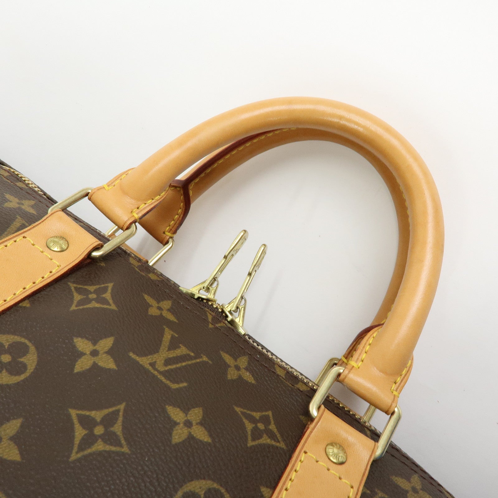 Louis Vuitton Monogram Keep All Bandouliere 55 Boston Bag M41414