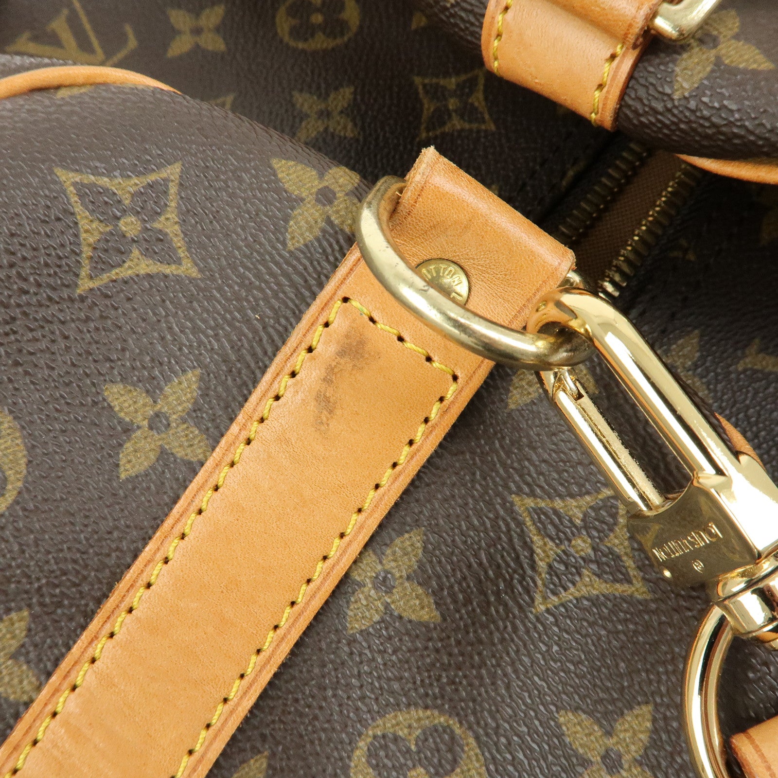 Louis Vuitton Monogram Keep All Bandouliere 60 Boston Bag M41412