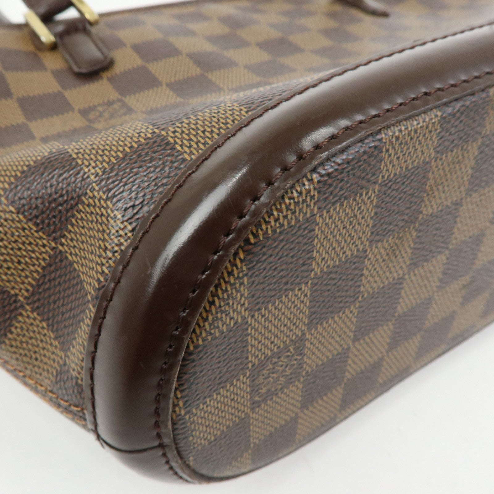 Louis Vuitton Manosque PM Damier Canvas Tote Bag Ebene N51121