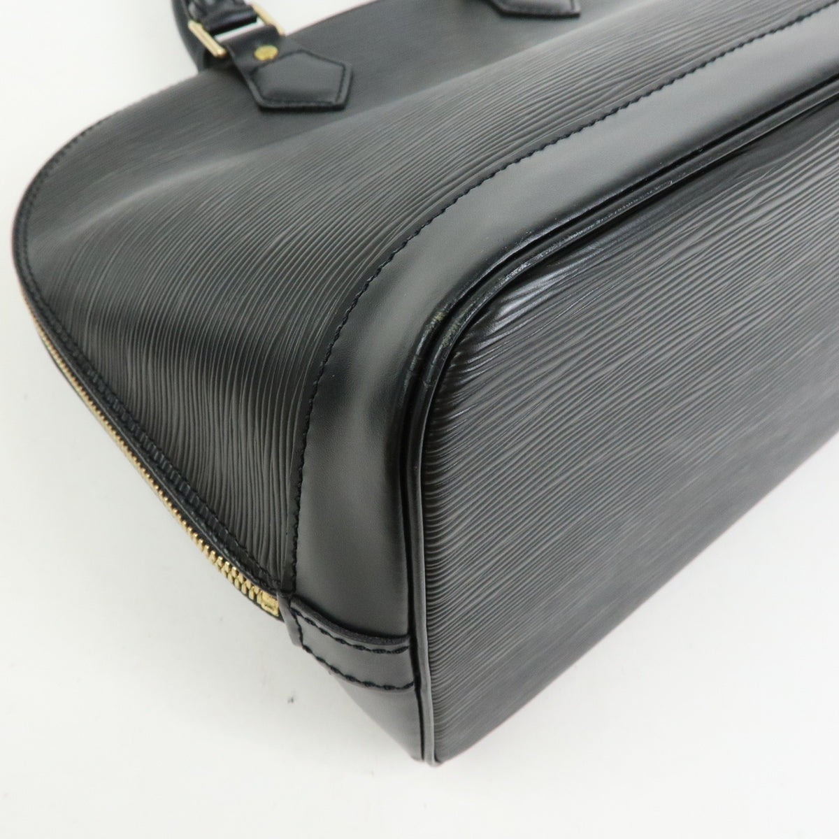 Louis Vuitton Epi Alma Leather Hand Bag Noir Black M52142