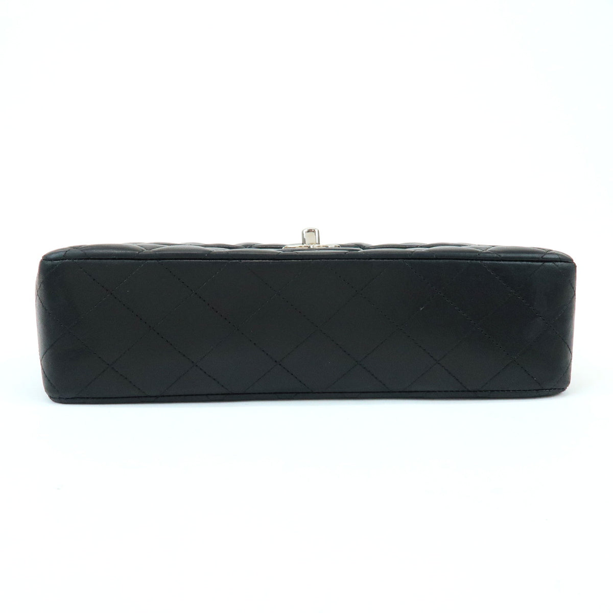 CHANEL Matelasse 25 Double Flap Lamb Skin Chain Shoulder Bag A01112