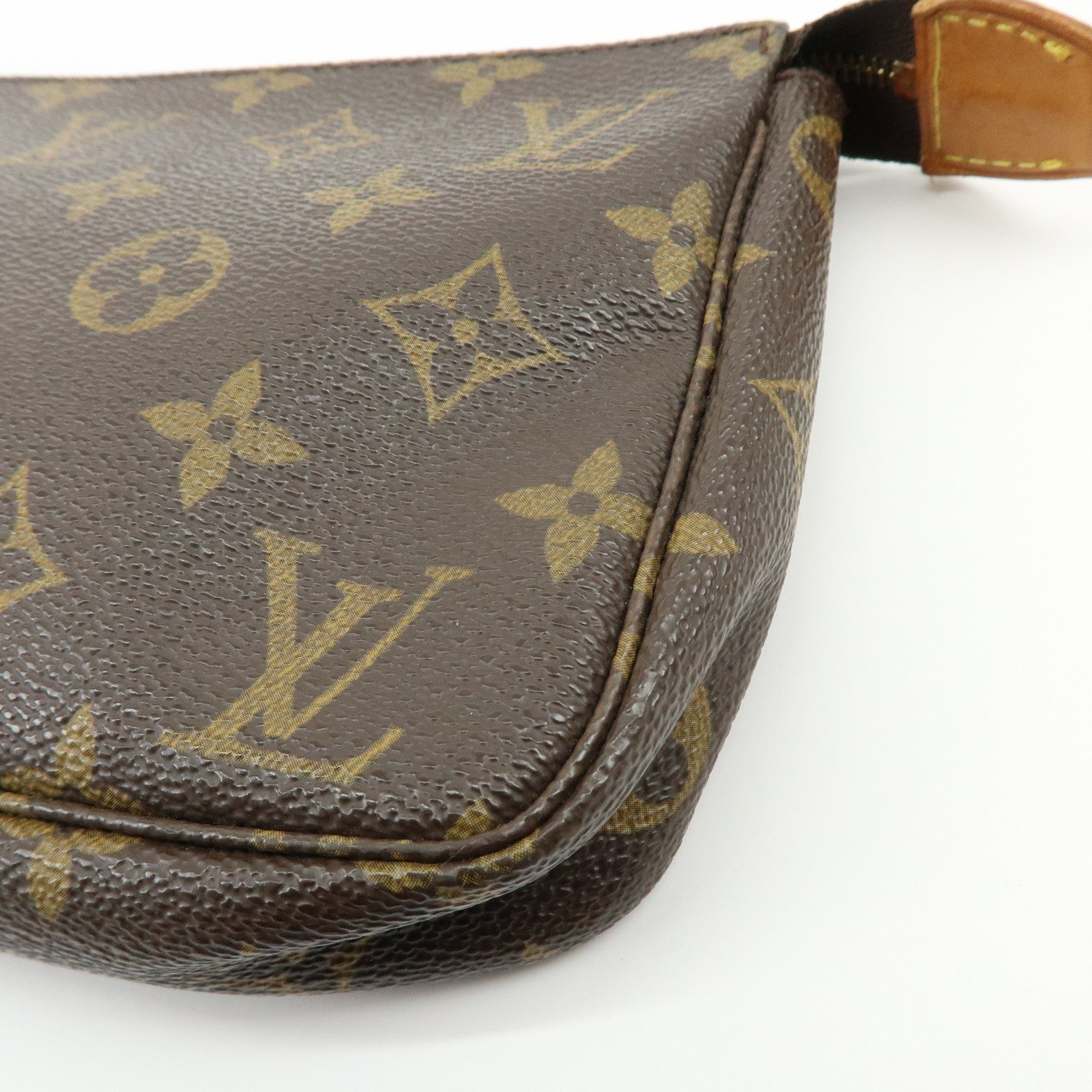 Louis Vuitton Monogram Canvas Set of 2 Pochette Accessoires Pouch Brown