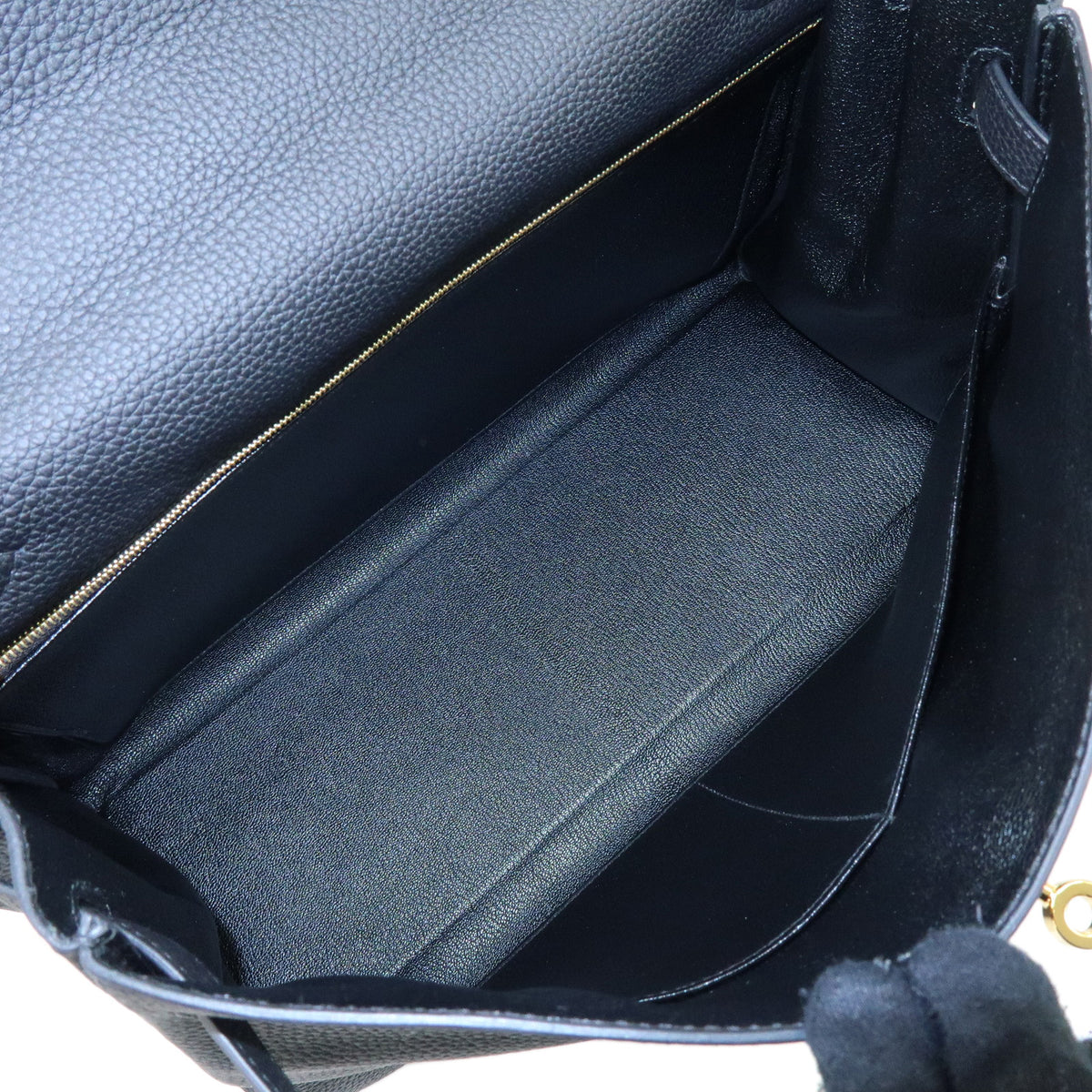 HERMES Kelly 35 Retourne Togo Leather 2Way Bag D Stamped Black
