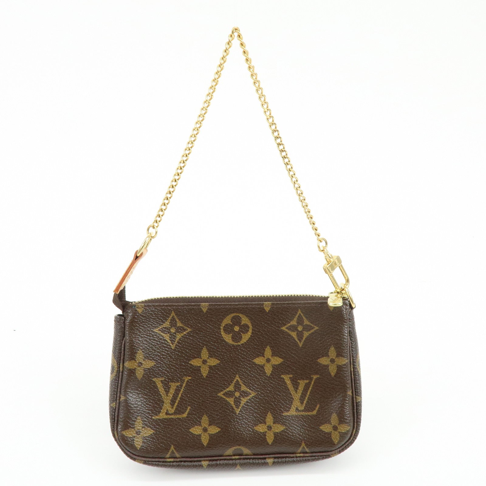 Louis Vuitton Monogram T&B Mini Pochette Accessoires Hand Bag M60153