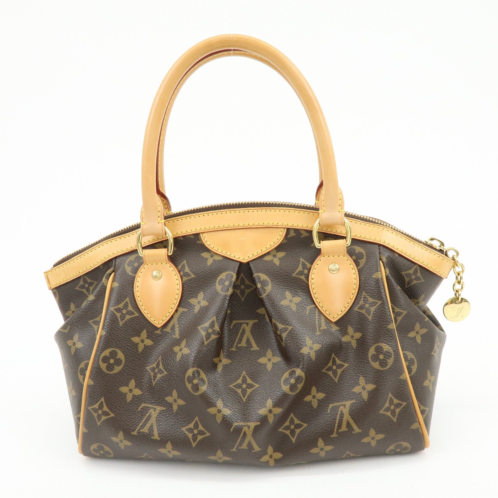 Louis Vuitton Monogram Canvas Tivoli PM Hand Bag Brown M40143