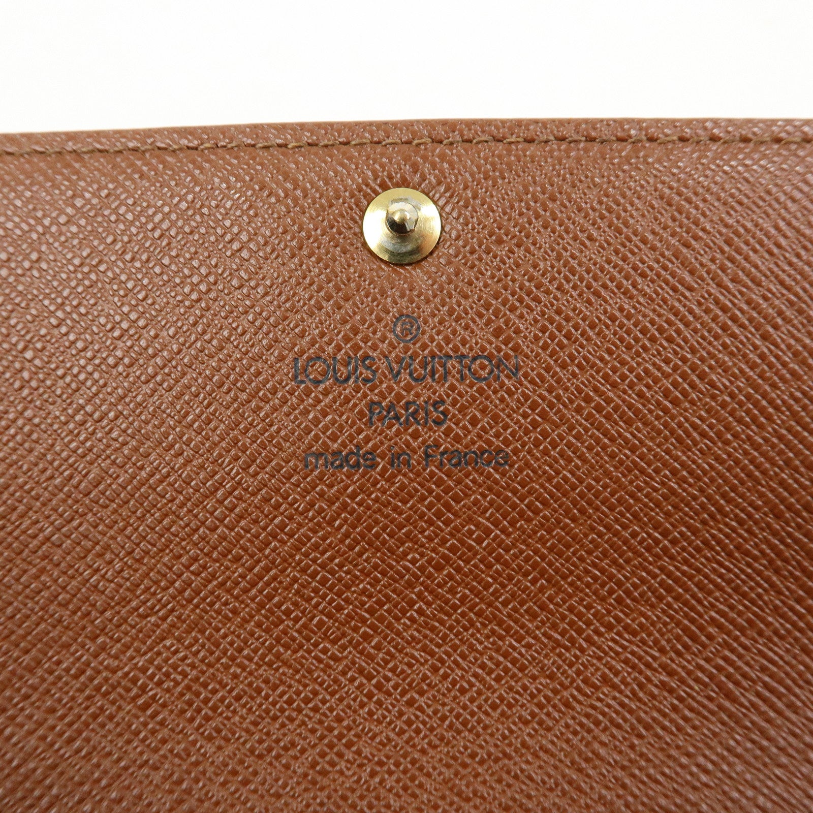 Louis Vuitton Monogram Porte Monnaie Credit Long Wallet M61726