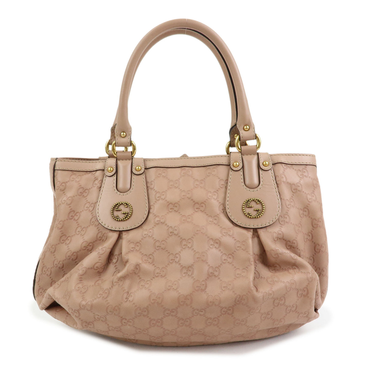 GUCCI Scarlett Guccissima Leather Tote Bag Hand Bag Pink 269953