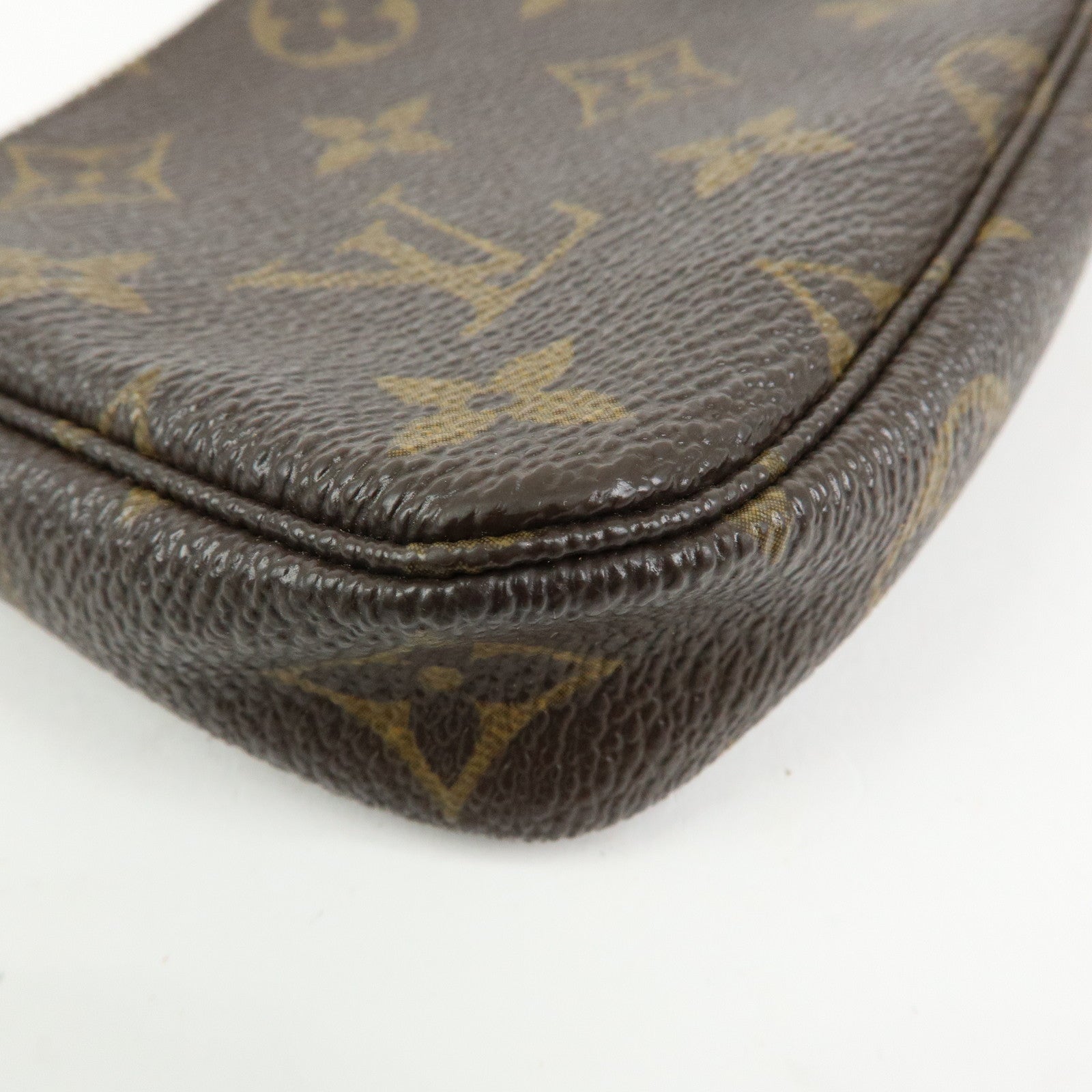 Louis Vuitton Monogram Mini Pochette Accessoires Pouch Brown M58009