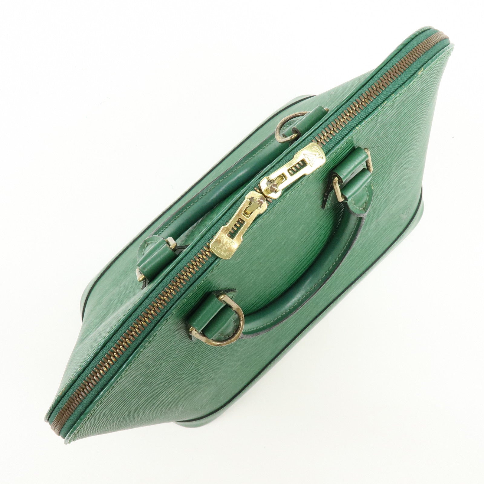 Louis Vuitton Epi Alma 2Way Bag Hand Bag Borneo Green M52144
