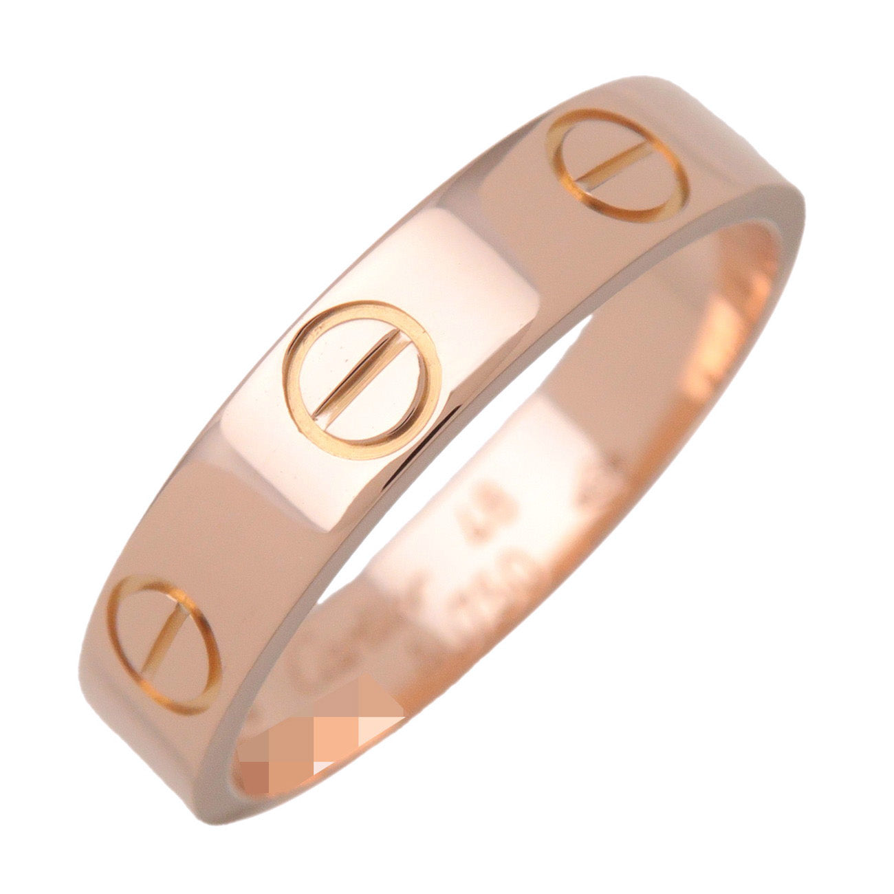 Cartier Mini Love Ring K18 750PG Rose Gold #48 US4.5 EU48 HK9.5