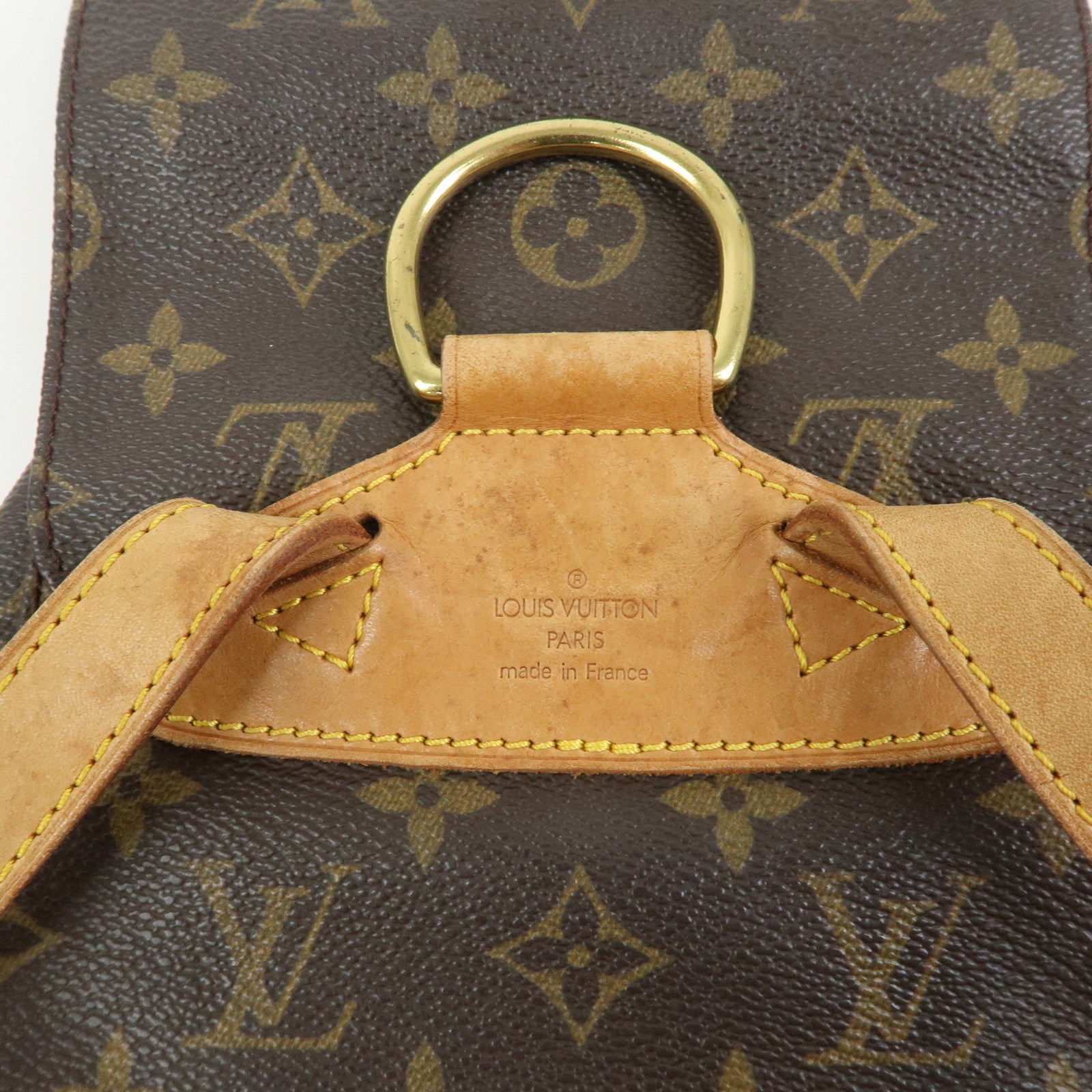 Louis Vuitton Monogram Canvas Montsouris MM Backpack Brown M51136