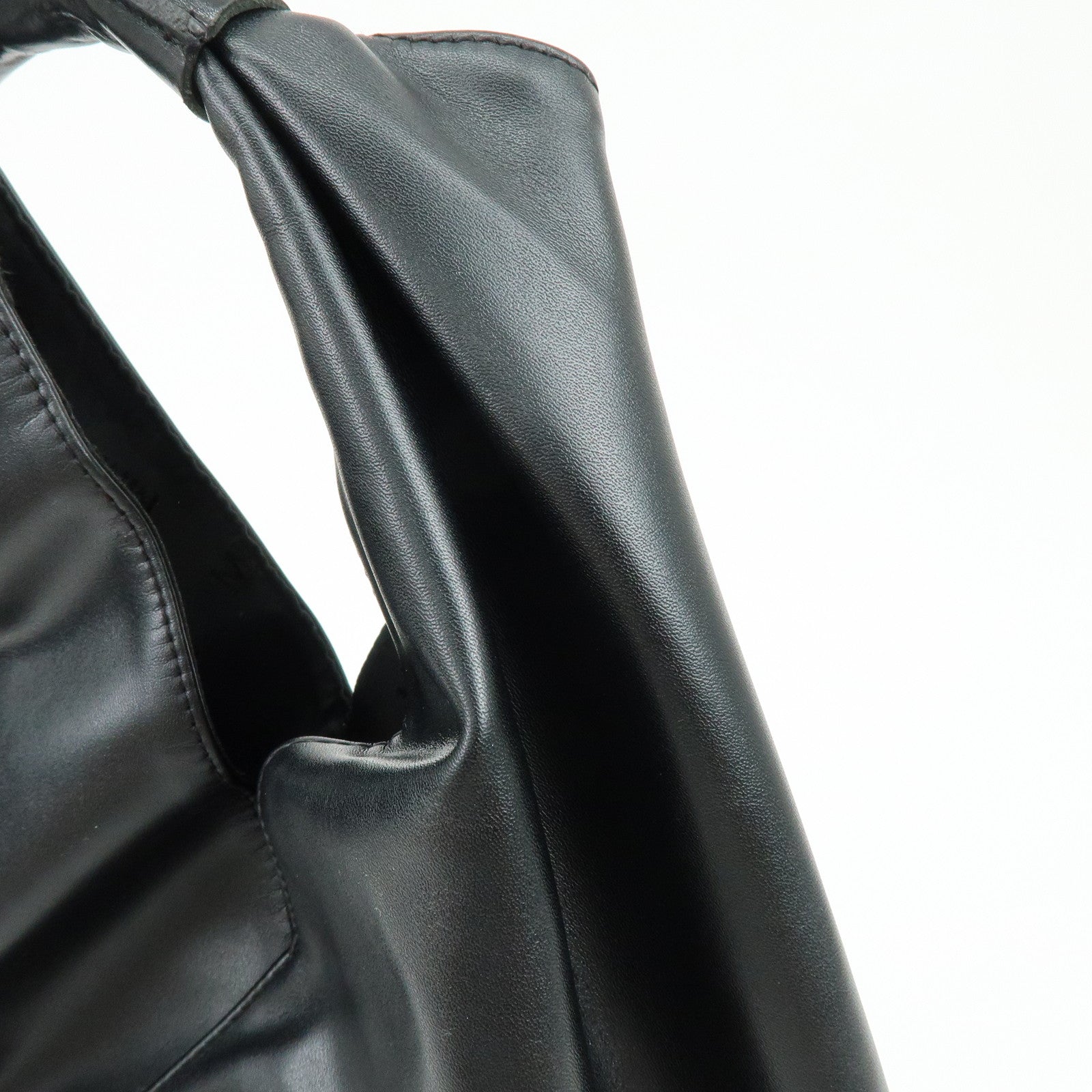 Maison Margiela MM6 Japanese Faux Leather Hand Bag Black