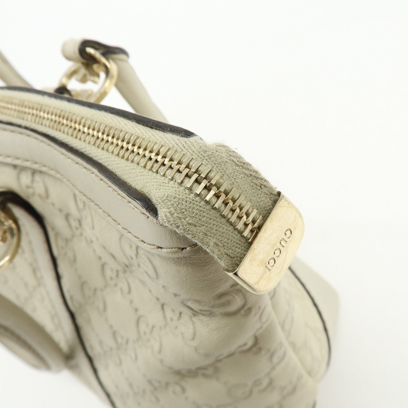 GUCCI Interlocking G Lovely Heart Guccissima Leather Tote Bag 257069