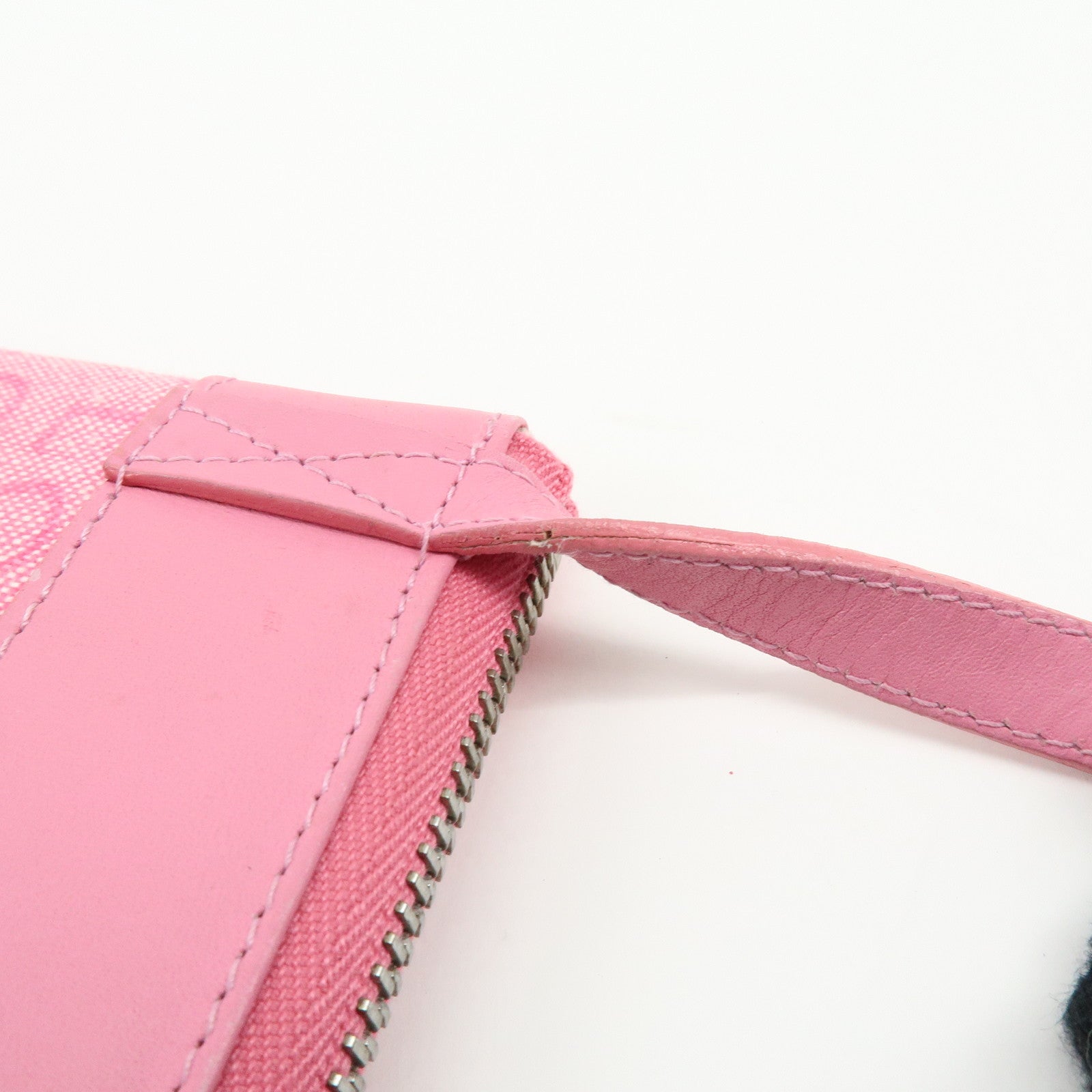 BVLGARI Logomania Canvas Leather Shoulder Bag Crossbody Bag Pink