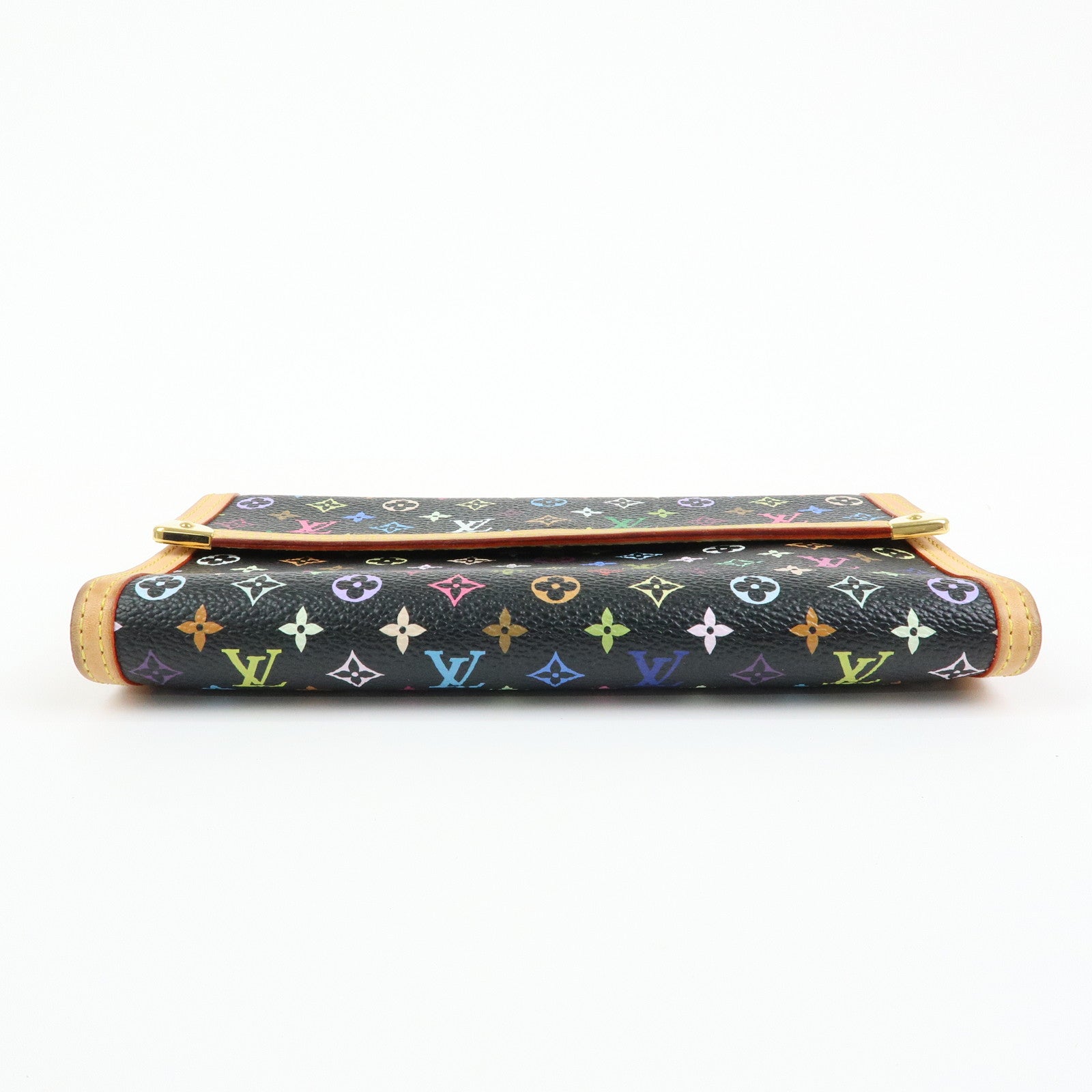 Louis Vuitton Monogram Multicolor Porte Trezor International M92658