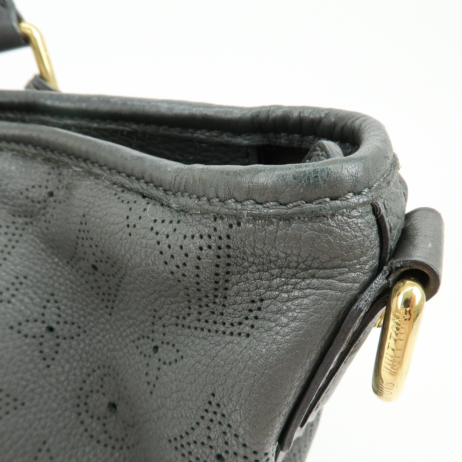 Louis Vuitton Monogram Mahina Stella GM 2Way Hand Bag Anthracite M93178