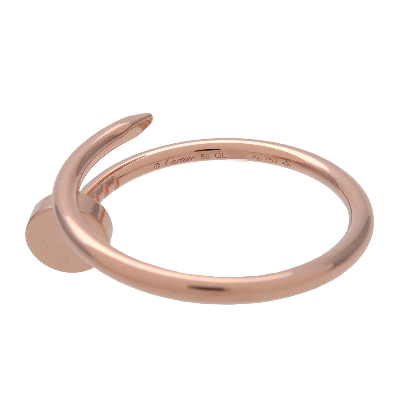Cartier Juste un Clou Ring SM K18 750YG Yellow Gold #56 US8