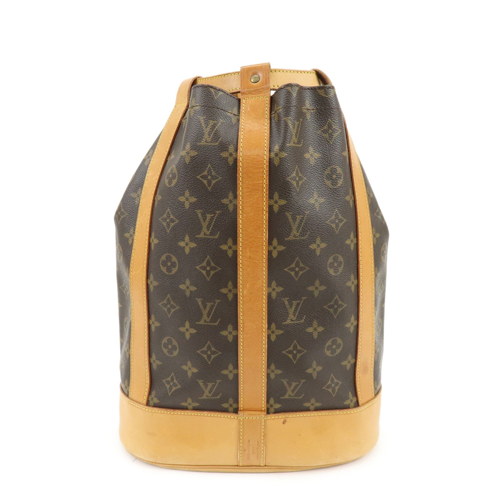 Louis Vuitton Monogram Randonnee PM Laundry Shoulder Bag Brown M42243