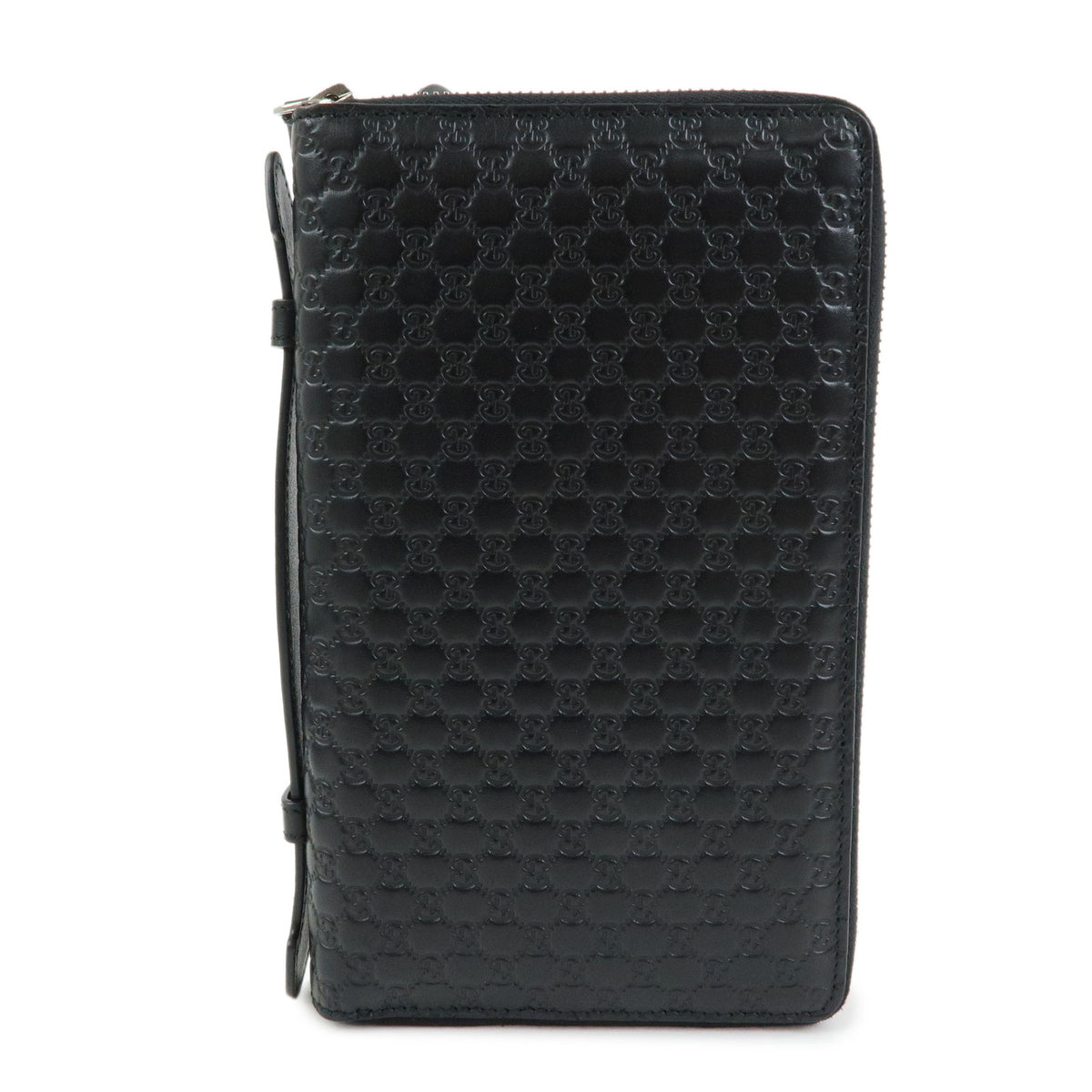 GUCCI Micro Guccishima Leather Travel Document Case Organizer 449246