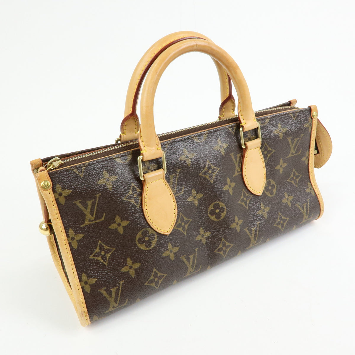 Louis Vuitton Monogram Popincourt Hand Bag Brown M40009