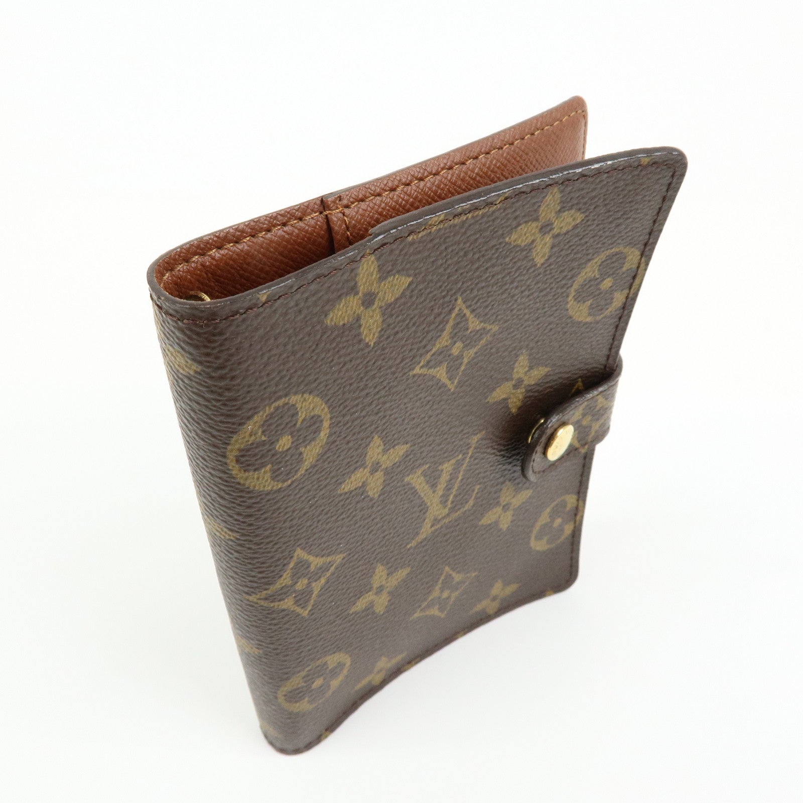 Louis Vuitton Monogram Agenda PM Planner Cover Brown R20005