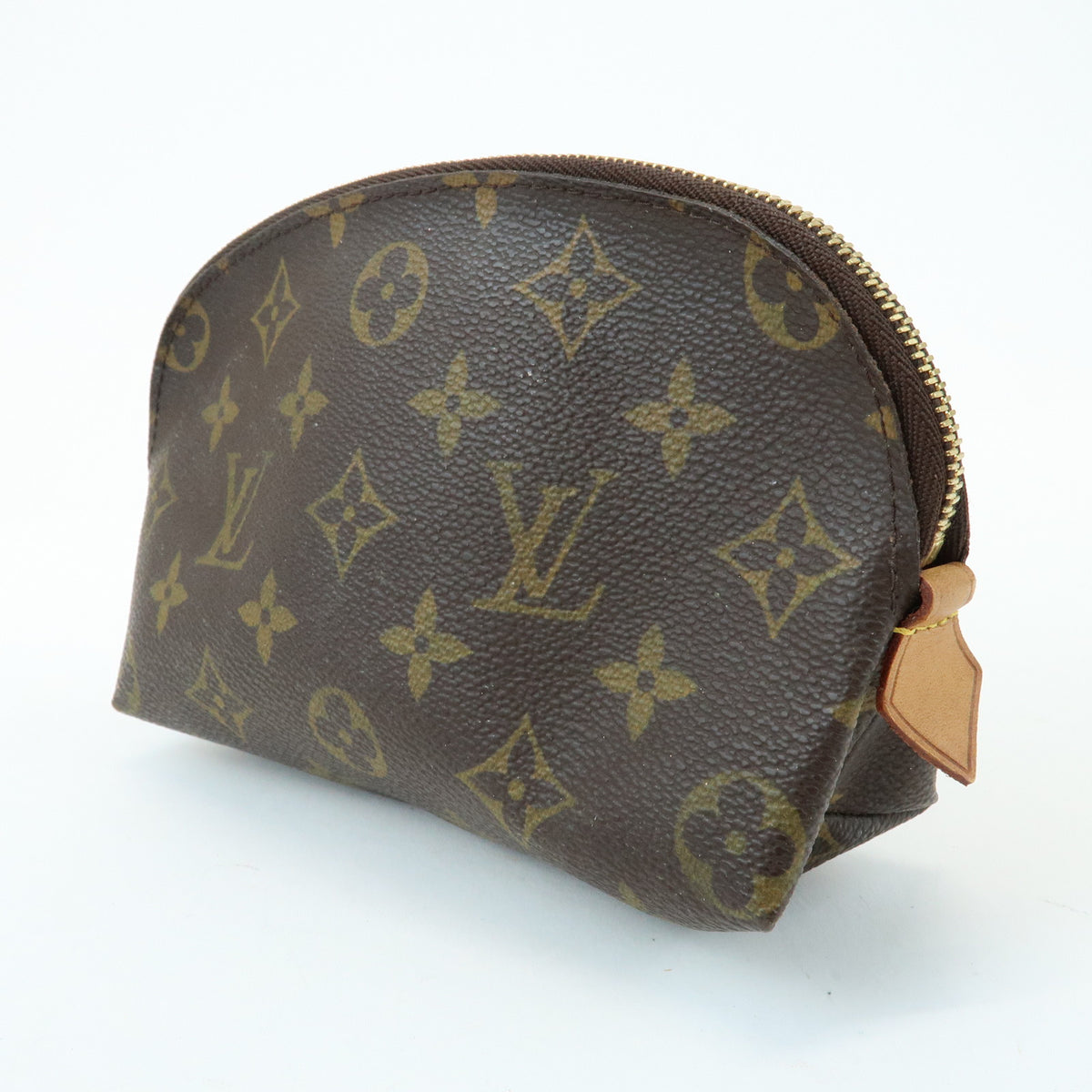 Louis Vuitton Monogram Pochette Cosmetic PM Pouch Brown M47515
