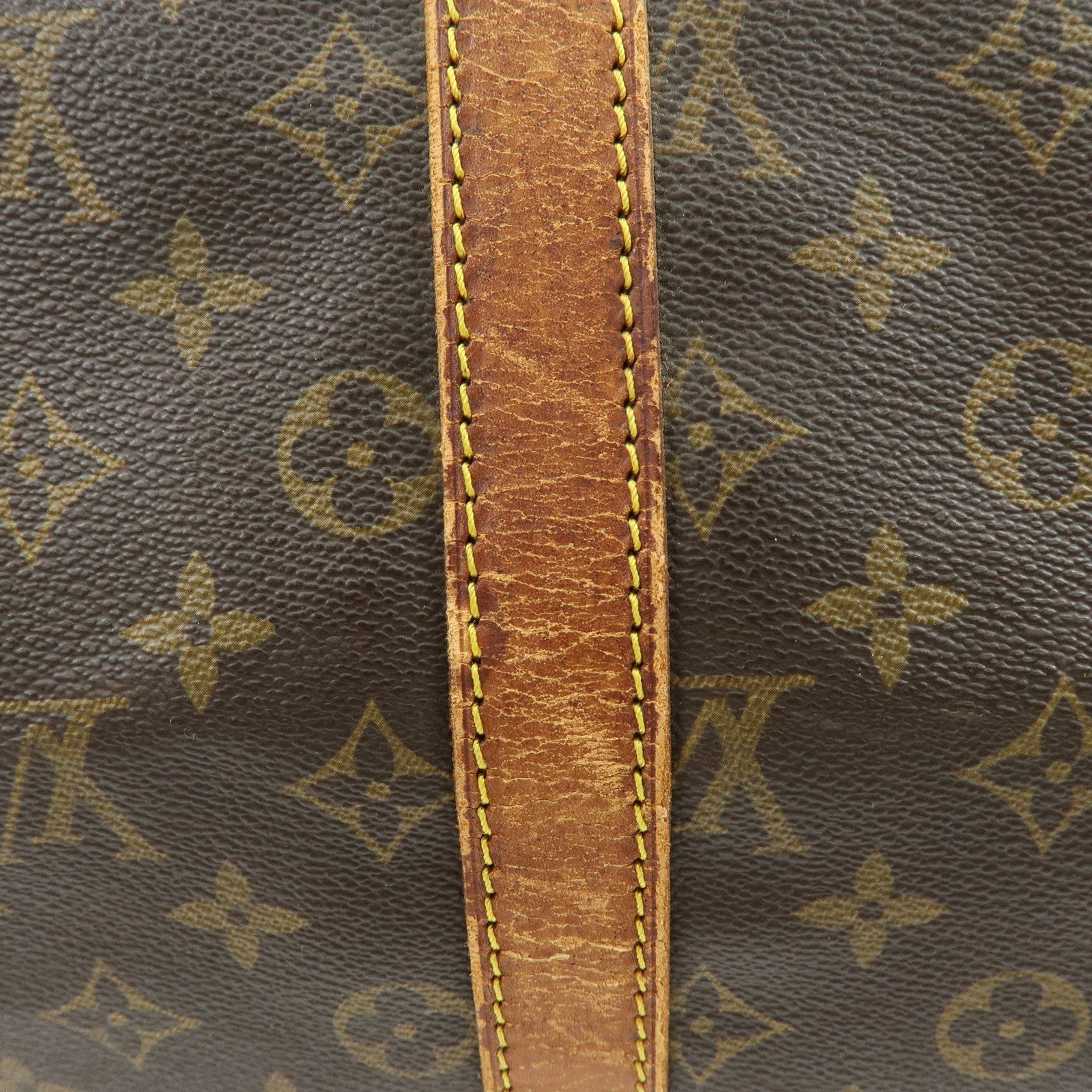 Louis Vuitton Monogram Keep All Bandouliere 45 Boston Bag M41418