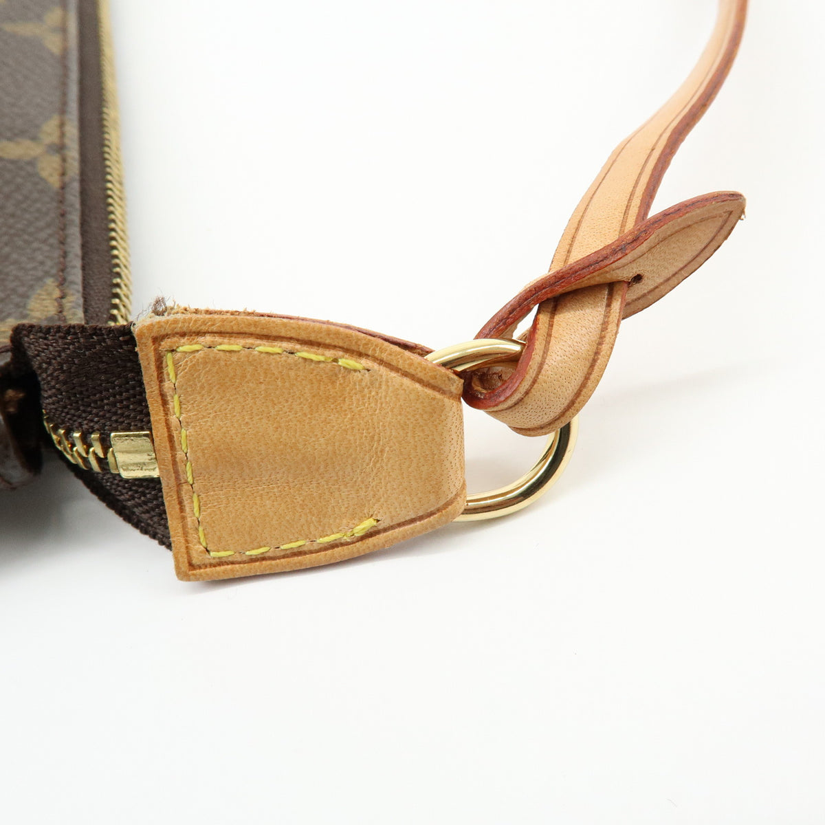Louis Vuitton Monogram Pochette Accessoires Pouch Hand Bag Brown M51980