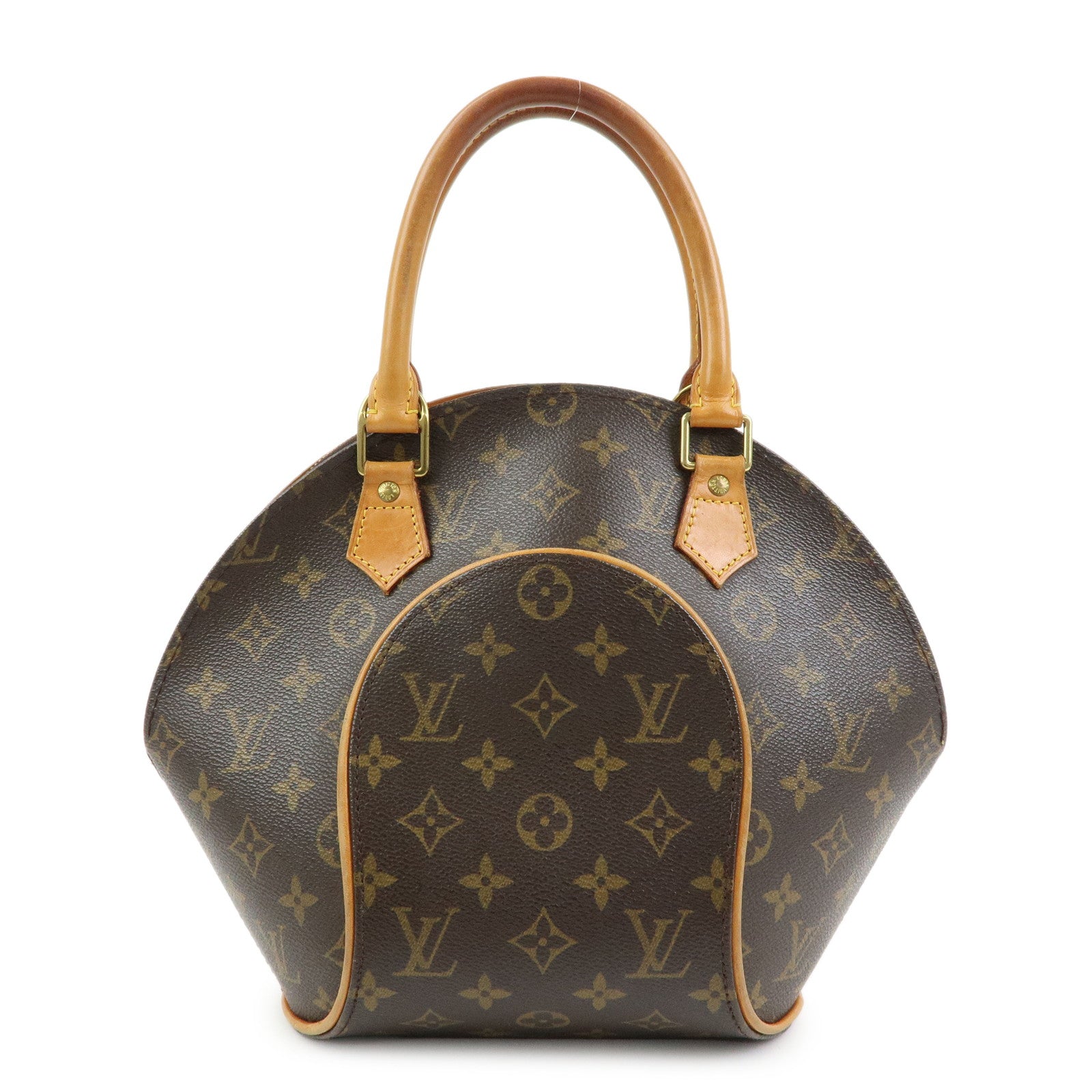 Louis Vuitton Monogram Ellipse PM Hand Bag Brown M51127