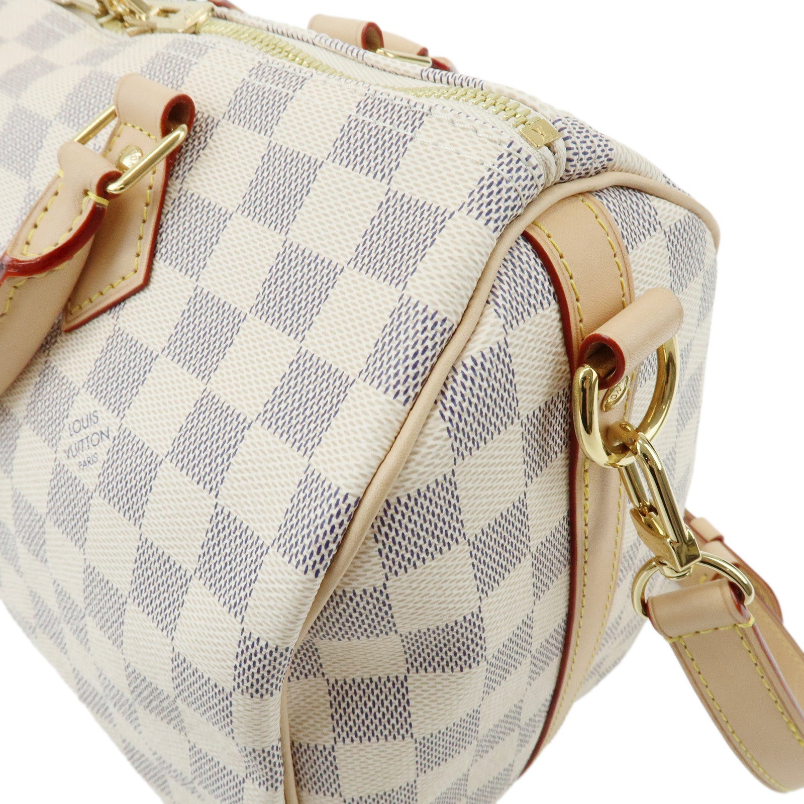 Louis Vuitton Damier Azur Speedy Bandouliere 30 Boston Bag N40592