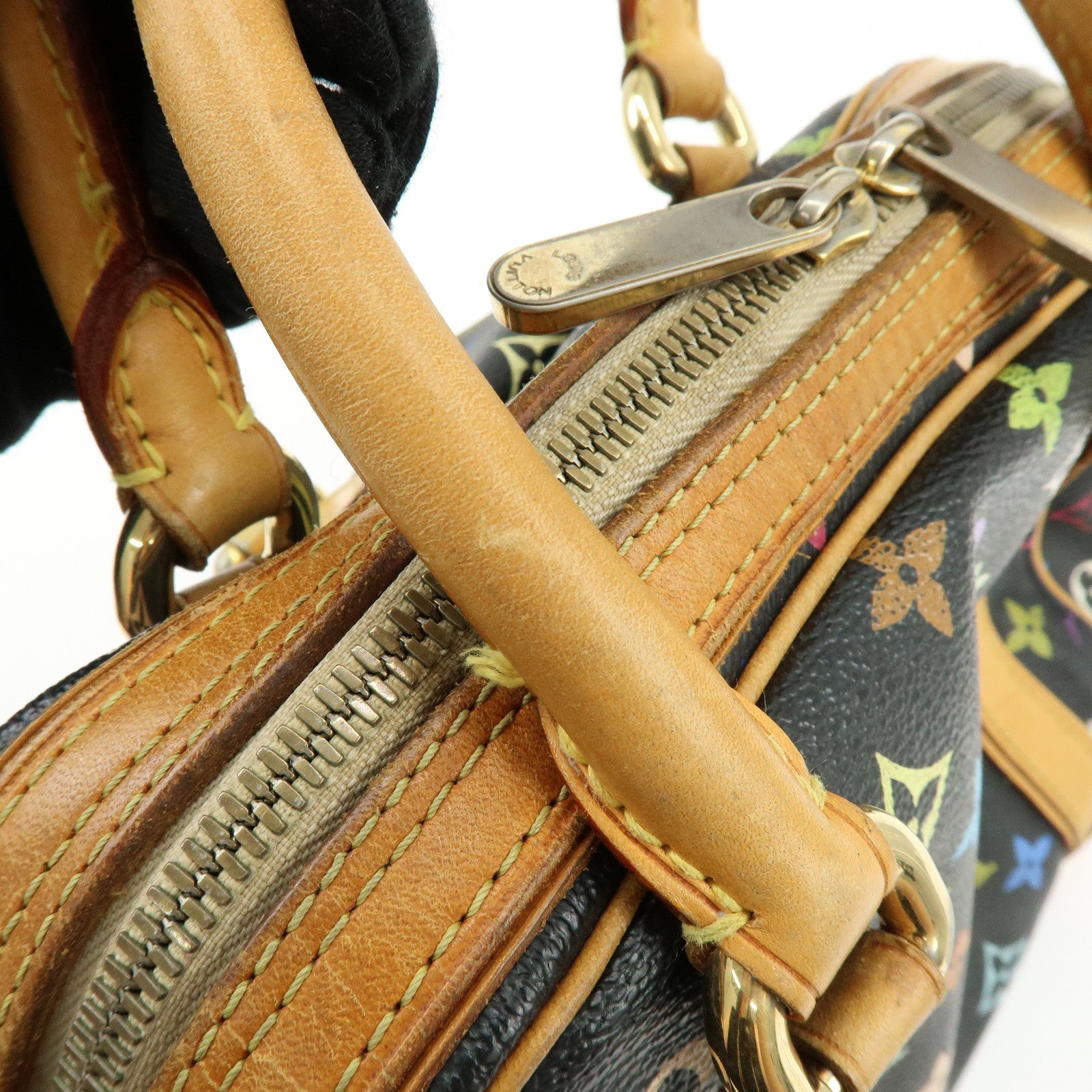 Louis Vuitton Monogram Multicolor Priscilla Hand Bag Noir M40097