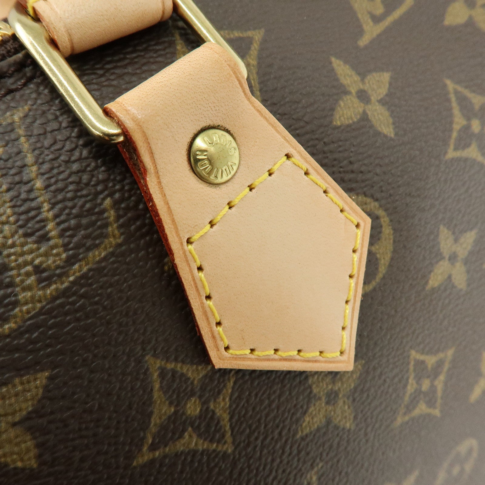 Louis Vuitton Monogram Alma PM Canvas Leather Hand Bag Brown M51130