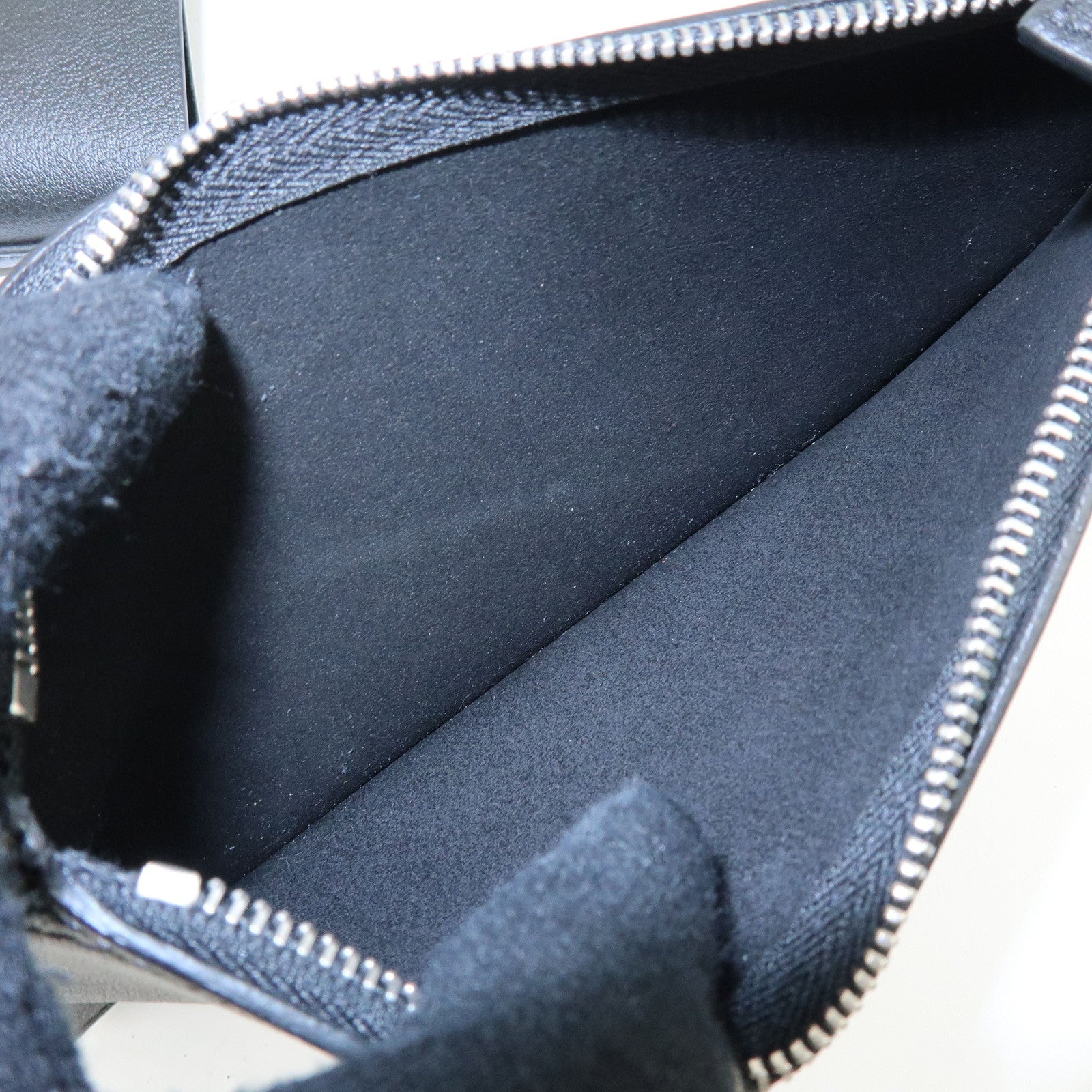 SAINT LAURENT Leather Sac Shopping Tote Bag Shoulder Bag Black 467946
